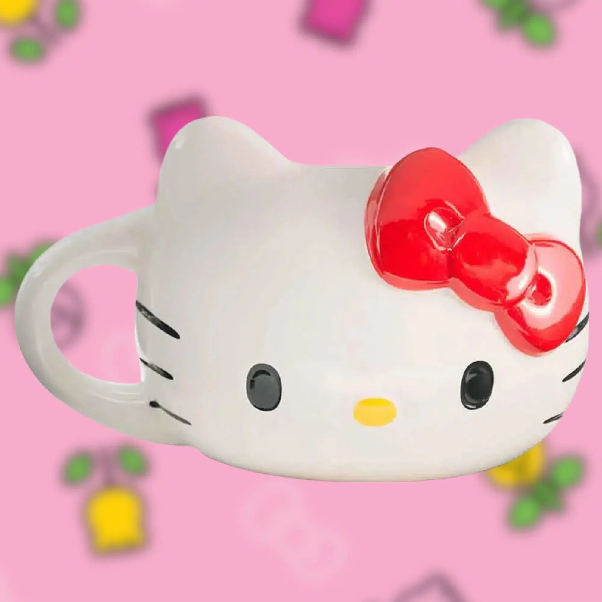 Sanrio [Hello Kitty] - Sculpted Ceramic Mug (16 oz.) - Bioworld - Image 3