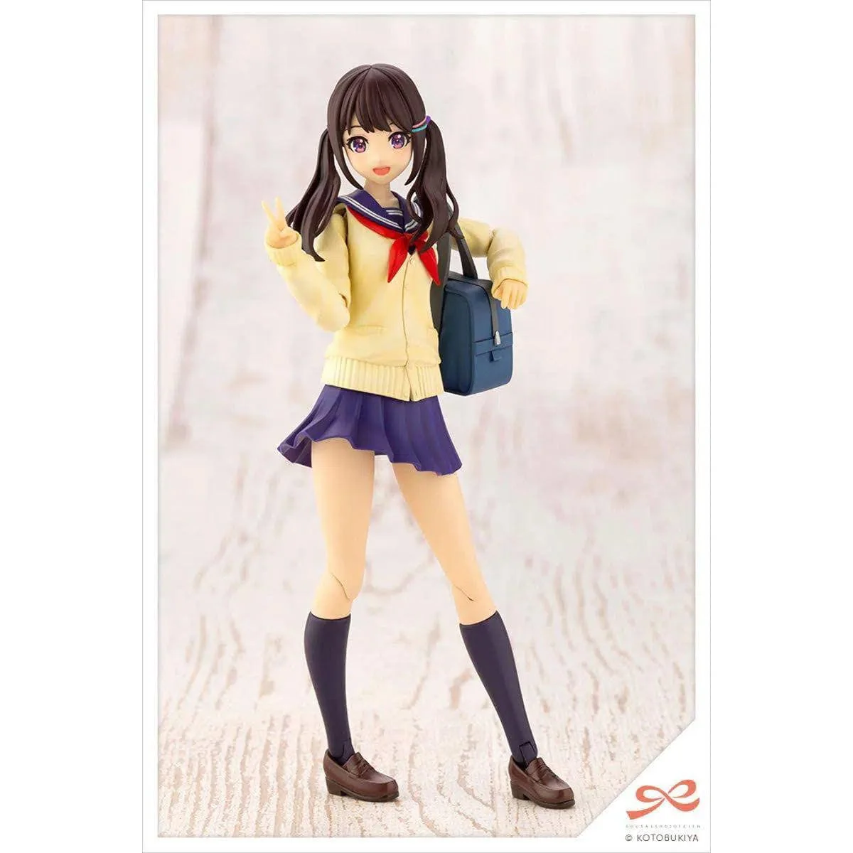 Sausai Shojo Teien - Madoka Yuki Figure Model Kit (Touou High School Winter Clothing Version) - Kotobukiya - Image 14