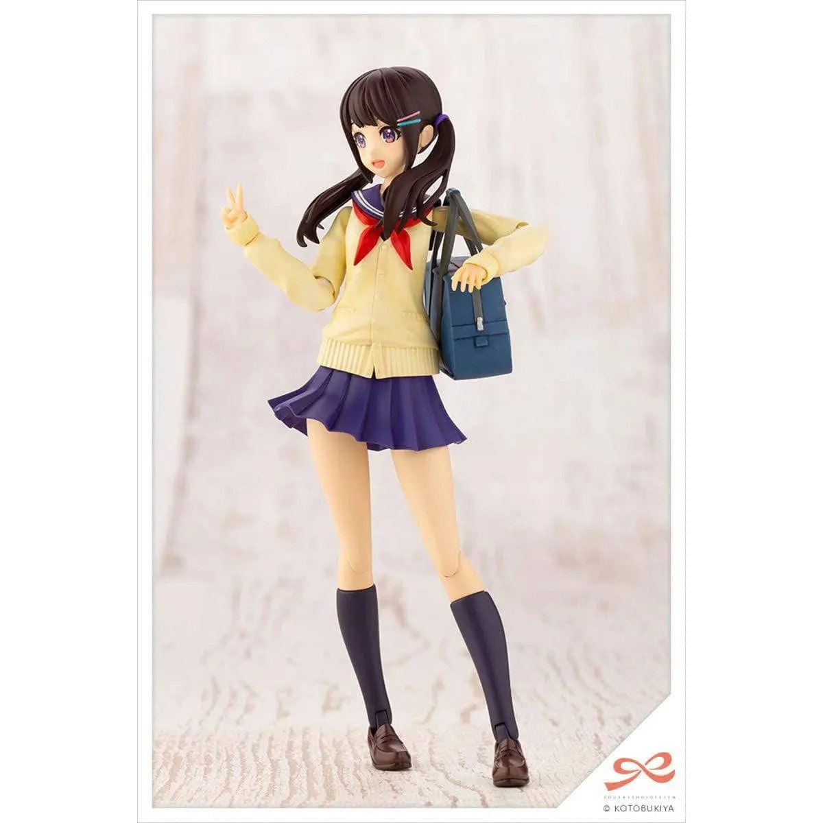 Sausai Shojo Teien - Madoka Yuki Figure Model Kit (Touou High School Winter Clothing Version) - Kotobukiya - Image 15