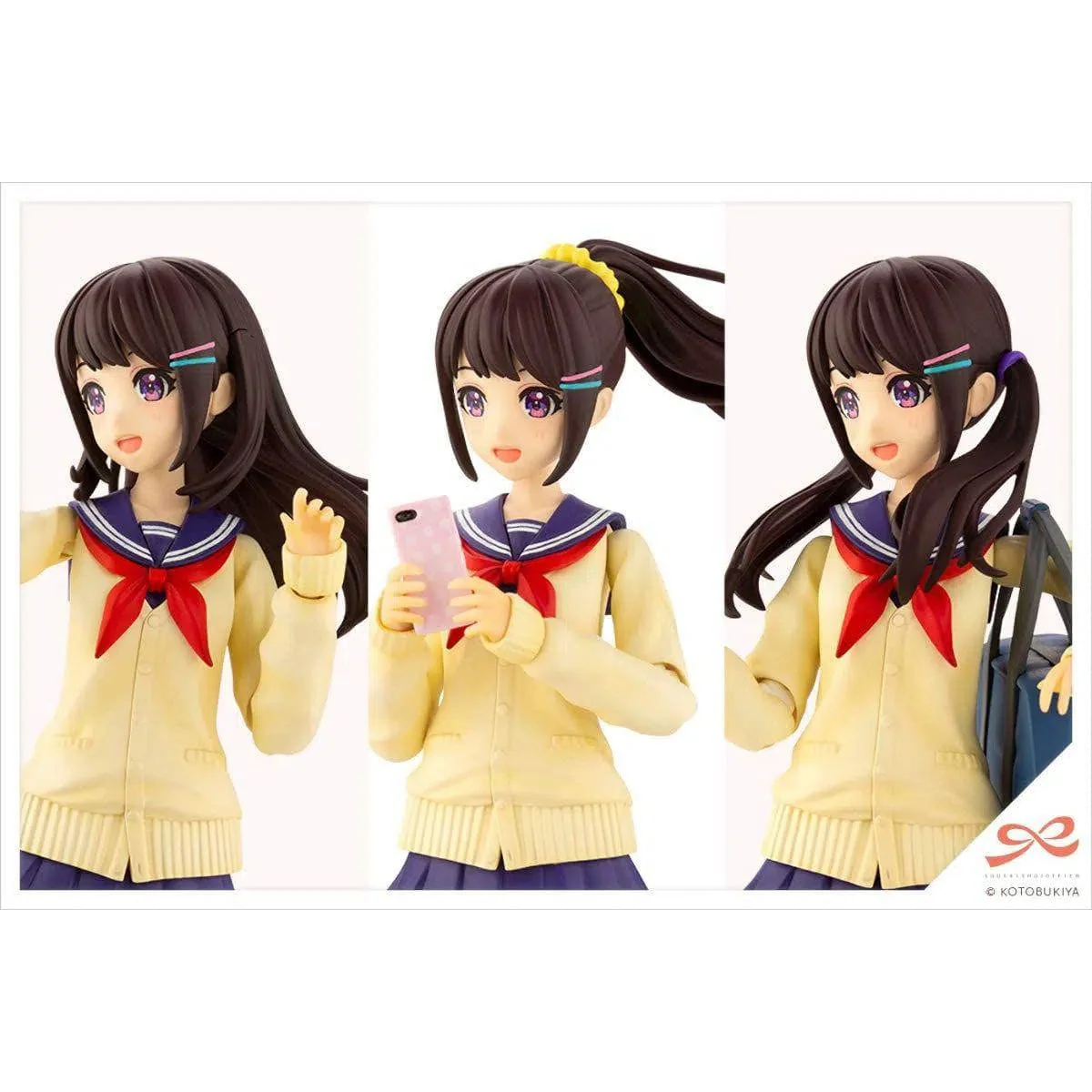 Sausai Shojo Teien - Madoka Yuki Figure Model Kit (Touou High School Winter Clothing Version) - Kotobukiya - Image 7