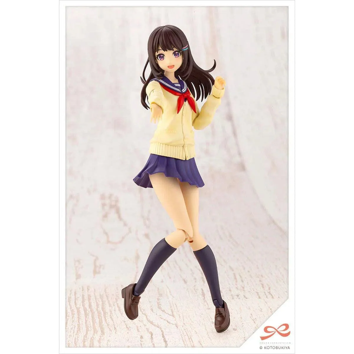 Sausai Shojo Teien - Madoka Yuki Figure Model Kit (Touou High School Winter Clothing Version) - Kotobukiya - Image 8