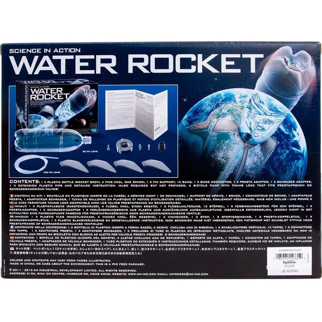 Science In Action: Water Rocket - Educational Science STEAM Building Kit - 4M - Image 3