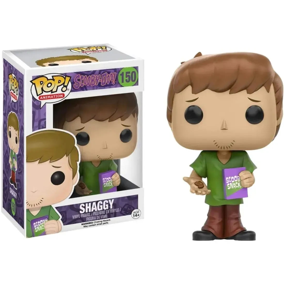 Scooby-Doo - Shaggy Rogers Figure (3.75") - Funko - Pop! Animation Series (150) - Image 2