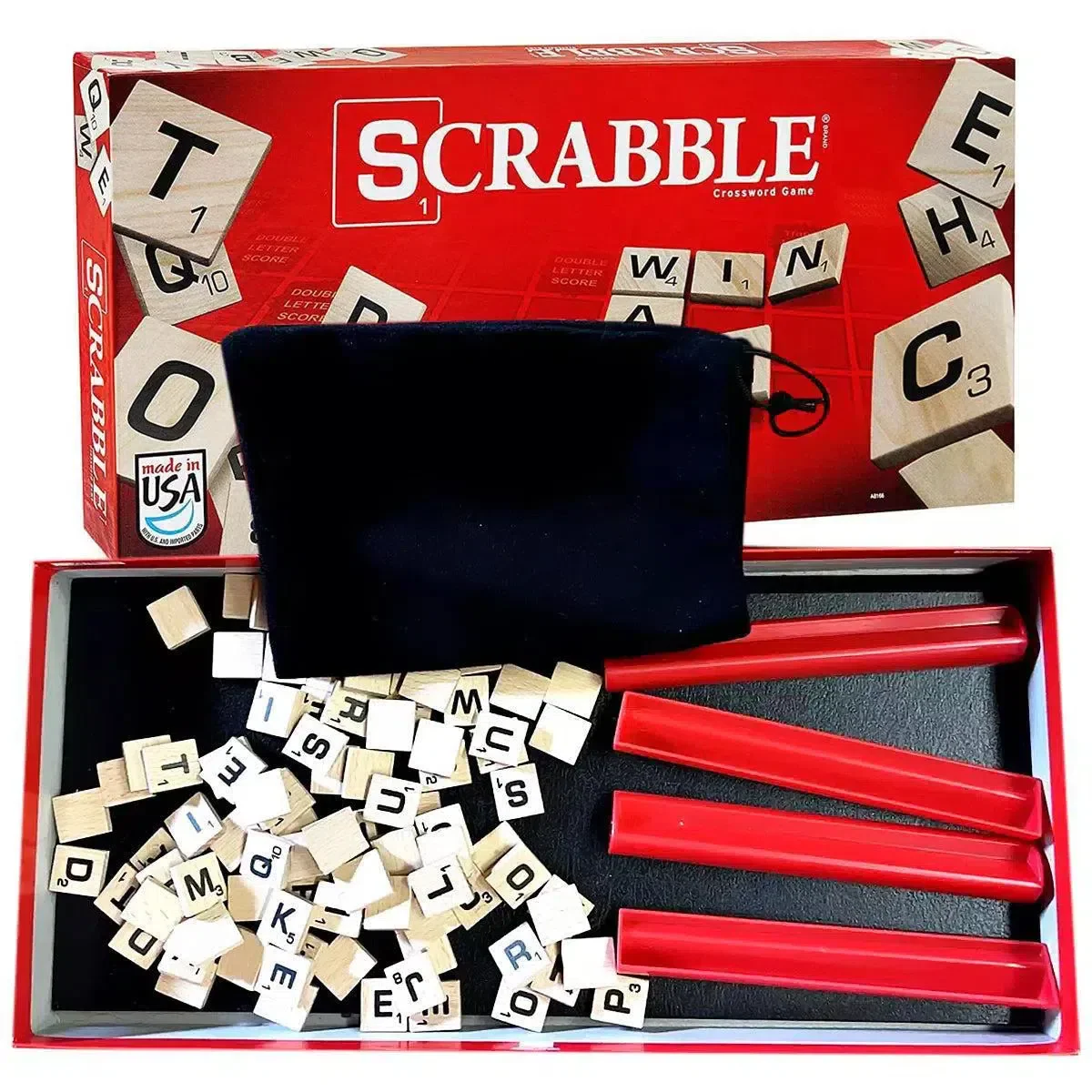 Scrabble - Competitive Language Board Game for Family, Adults, and Children (2-4 Players, Ages 8+) - Hasbro Gaming - (2013) - Image 2