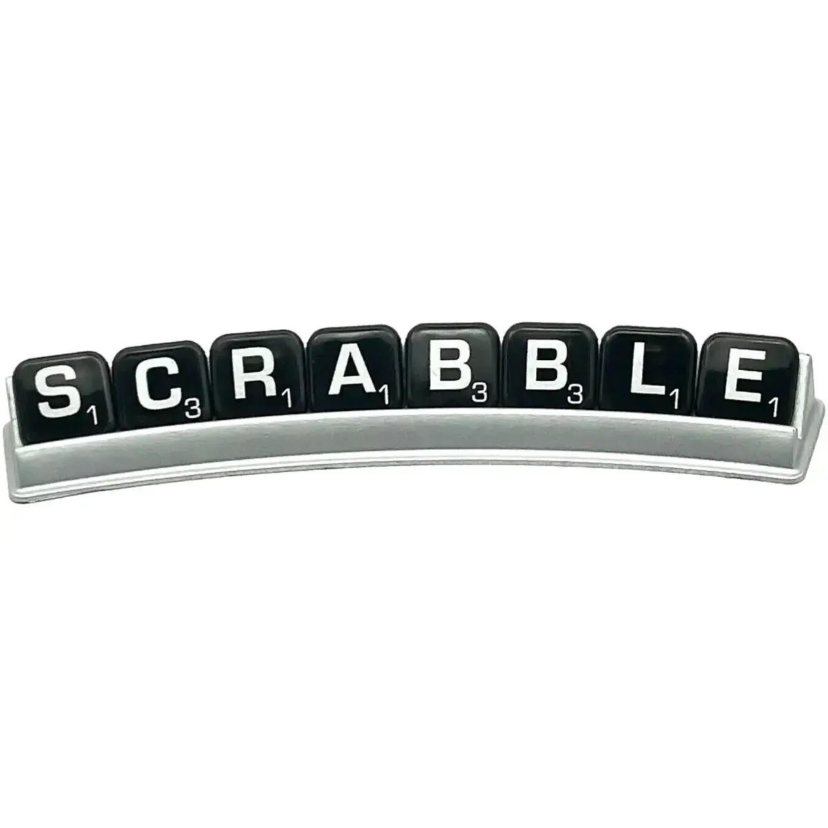 Scrabble: Silver Line EditionFinger - Competitive Word Board Game for Family, Adults, and Children (2-4 Players, Ages 8+) - Hasbro Gaming - (2016) - Image 5