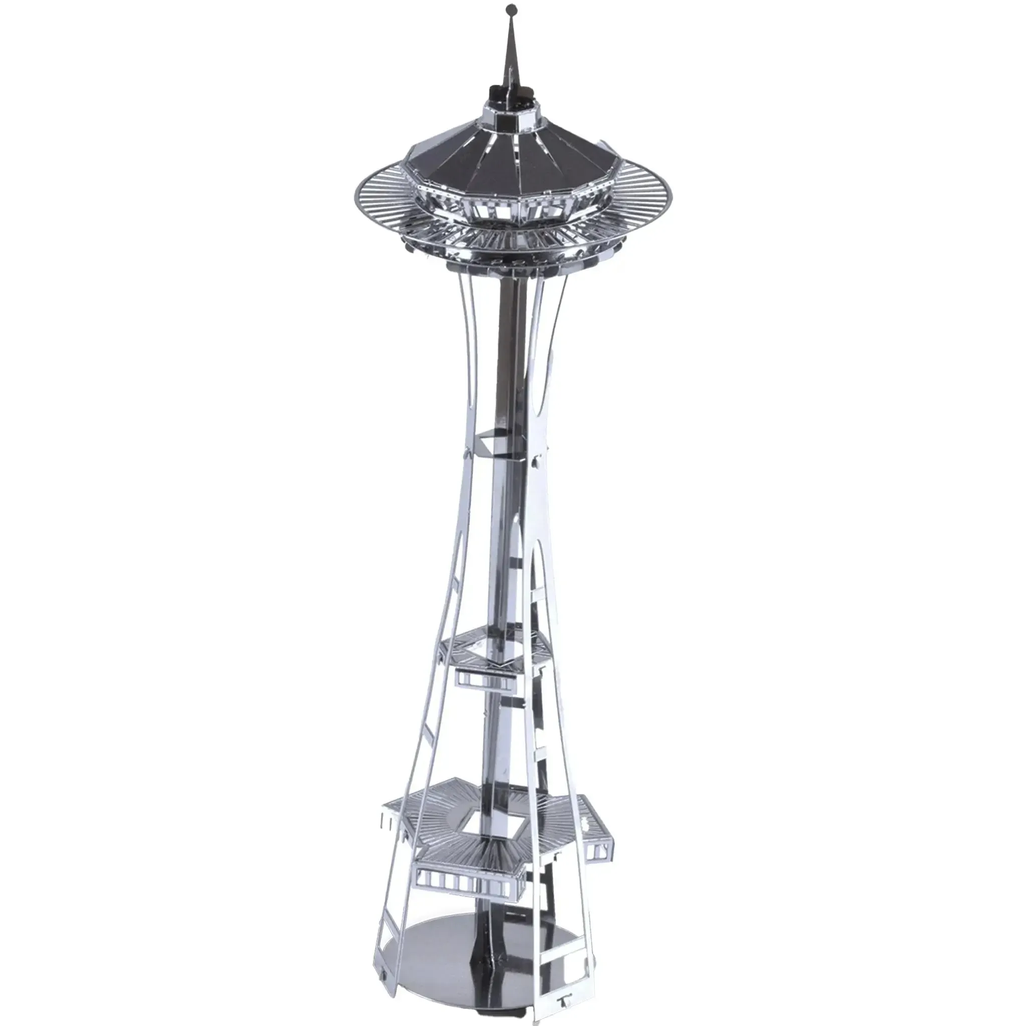 Seattle - Space Needle Building Figure Model Kit (Steel, Easy Difficulty) - Fascinations - Metal Earth Series - (2023) - Image 2