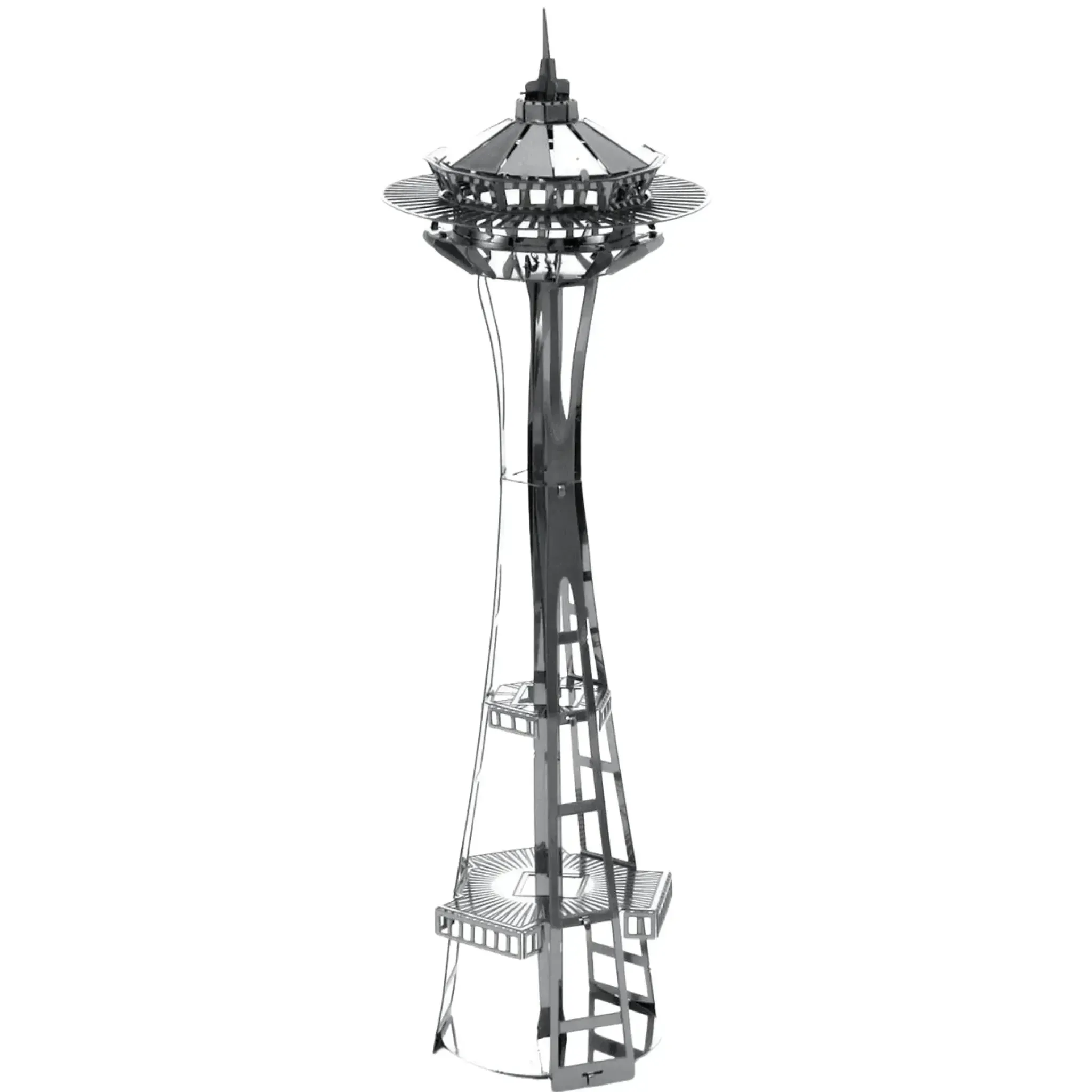 Seattle - Space Needle Building Figure Model Kit (Steel, Easy Difficulty) - Fascinations - Metal Earth Series - (2023) - Image 5
