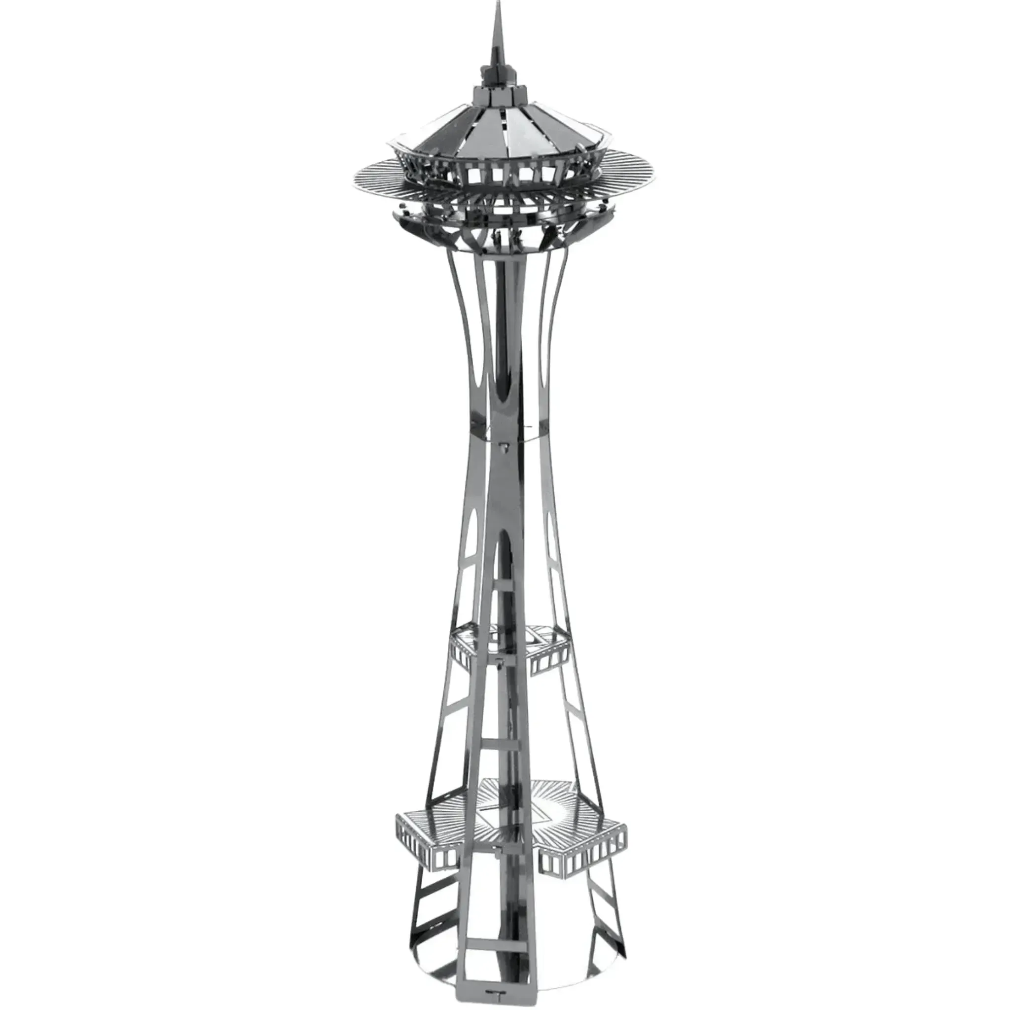 Seattle - Space Needle Building Figure Model Kit (Steel, Easy Difficulty) - Fascinations - Metal Earth Series - (2023) - Image 6