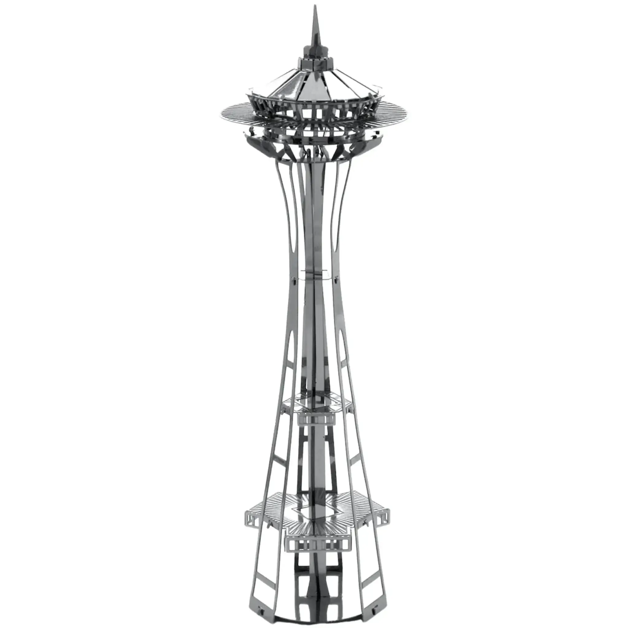 Seattle - Space Needle Building Figure Model Kit (Steel, Easy Difficulty) - Fascinations - Metal Earth Series - (2023) - Image 7