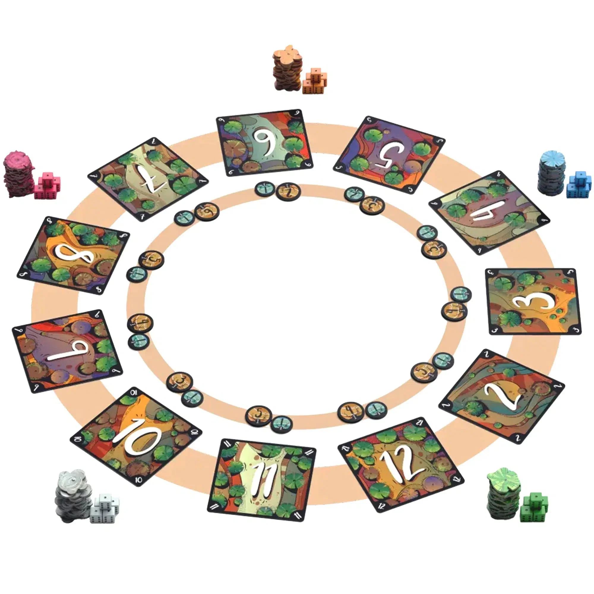 Sequoia - Dice-Based Nature Board Game for Family, Adults, and Children (2-5 Players, Ages 8+) - Allplay - Image 5