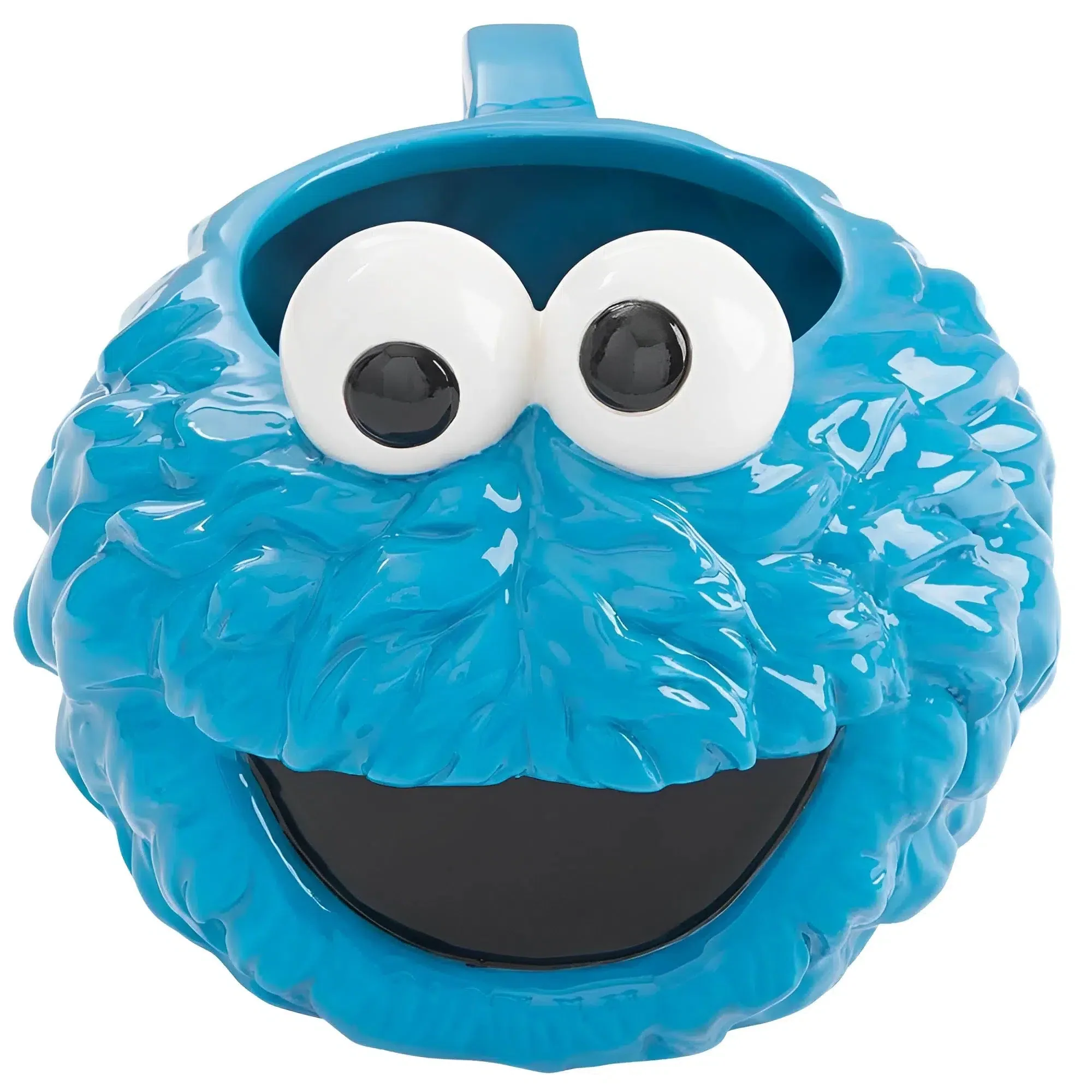 Sesame Street - Cookie Monster Sculpted Mug (Ceramic, 20 oz.) - Bioworld - Image 2