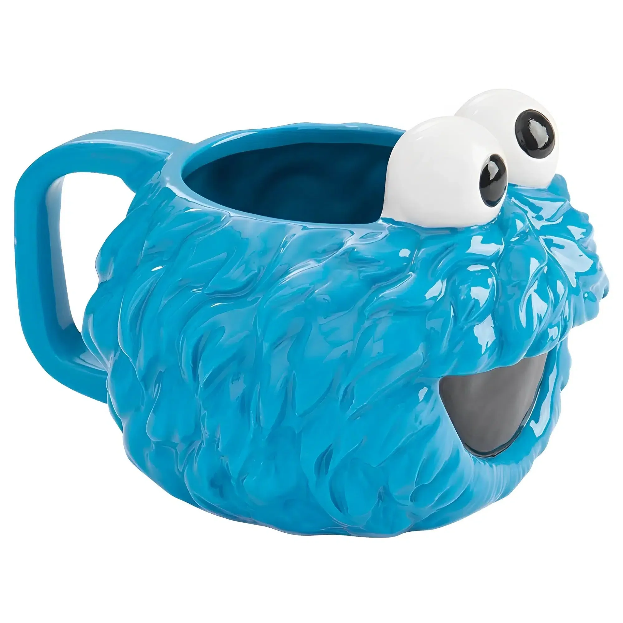 Sesame Street - Cookie Monster Sculpted Mug (Ceramic, 20 oz.) - Bioworld - Image 3