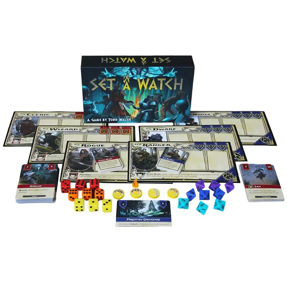 Set a Watch - Cooperative Fantasy Card Game for Family, and Adults (1-4 Players, Ages 14+) - Rock Manor Games - Image 2