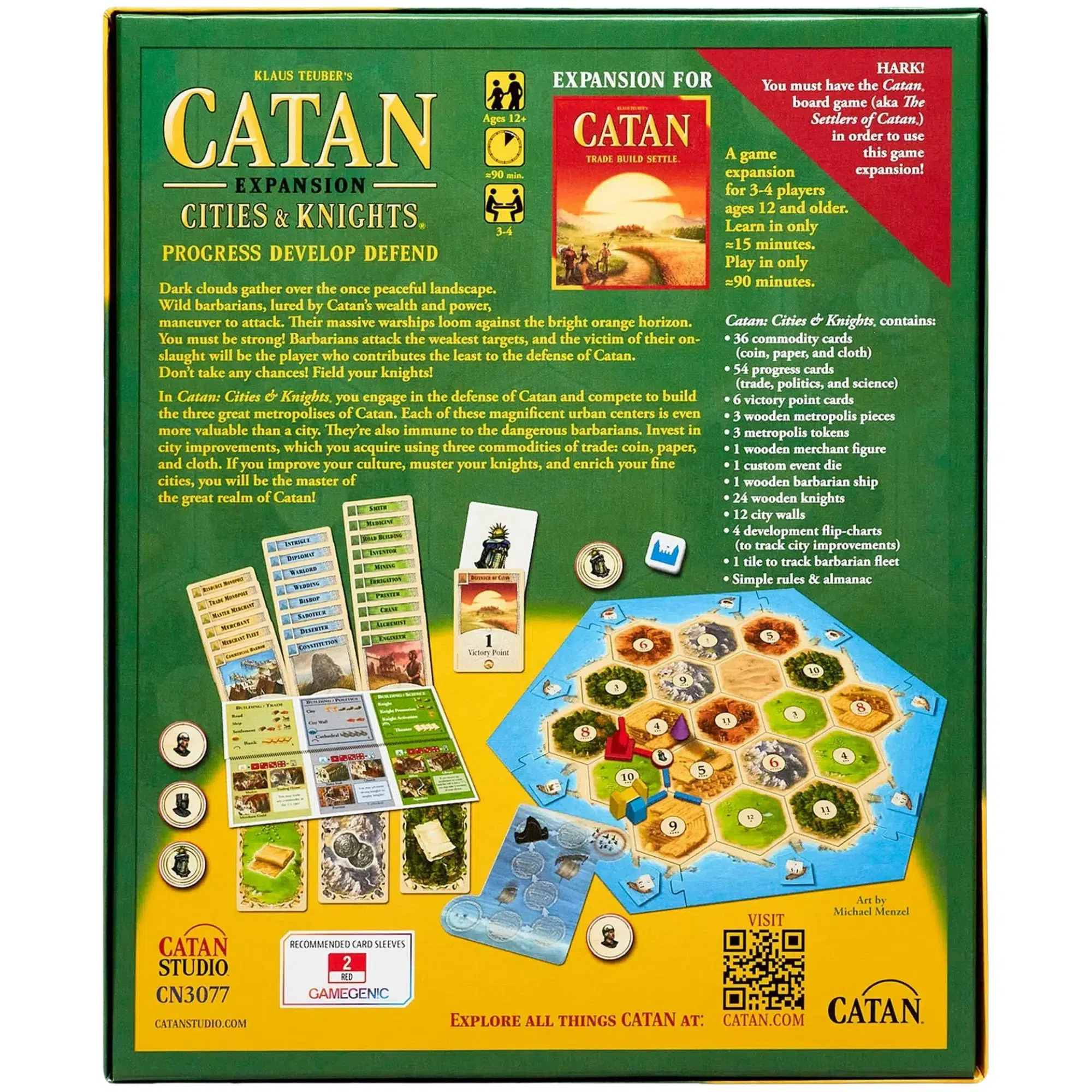 Settlers of Catan: Cities & Knights - Board Game Expansion - Catan Studio - Image 8