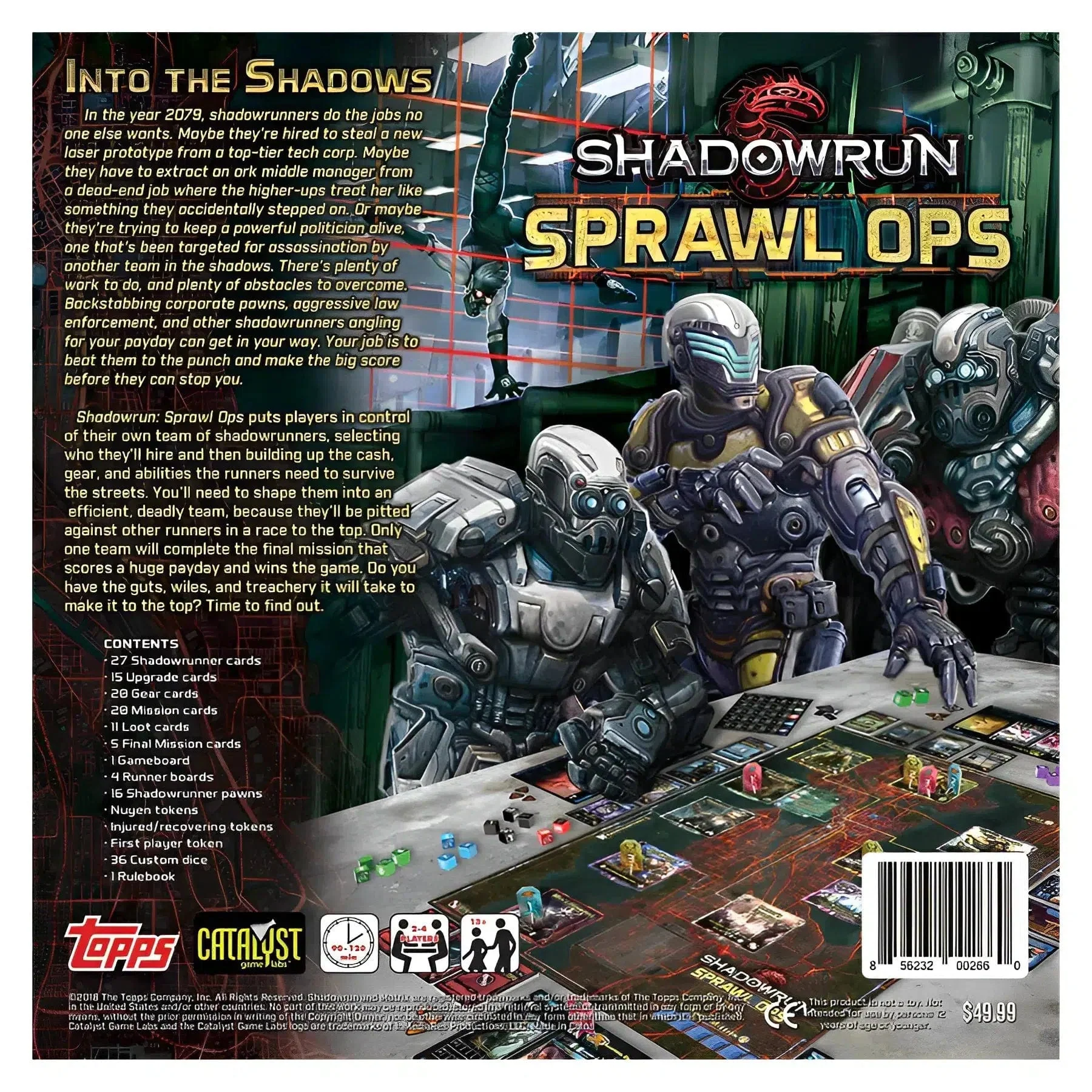 Shadowrun: Sprawl Ops - Board Game - Catalyst Game Labs - Image 5