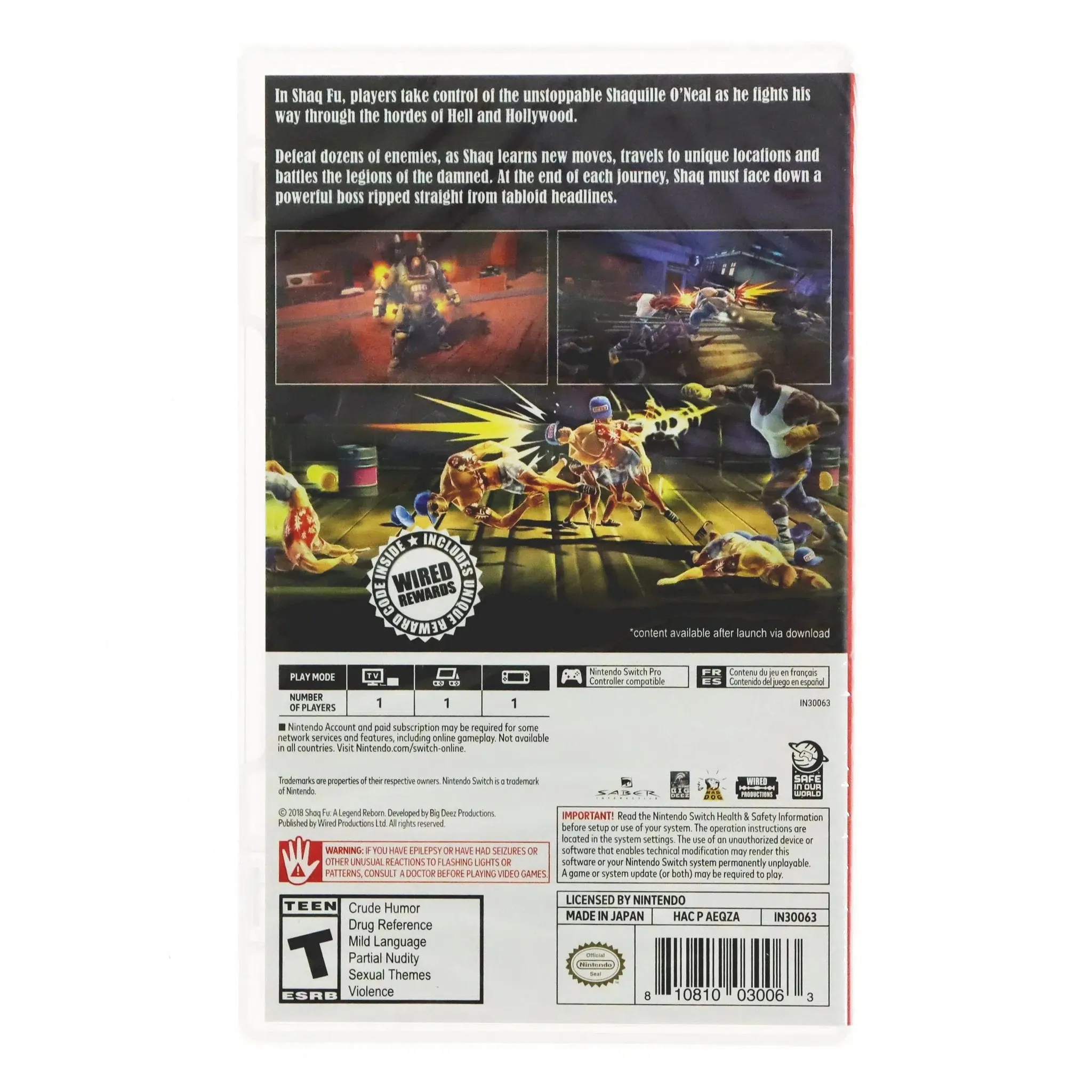 Shaq Fu: A Legend Reborn - Nintendo Switch - Image 3