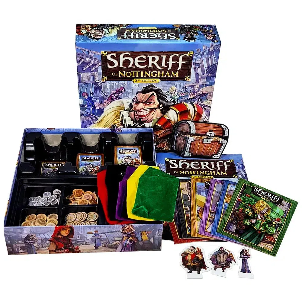 Sheriff of Nottingham 2nd Edition - Bluffing Economic Board Game for Family, and Adults (3-6 Players, Ages 14+) - CMON - Image 2