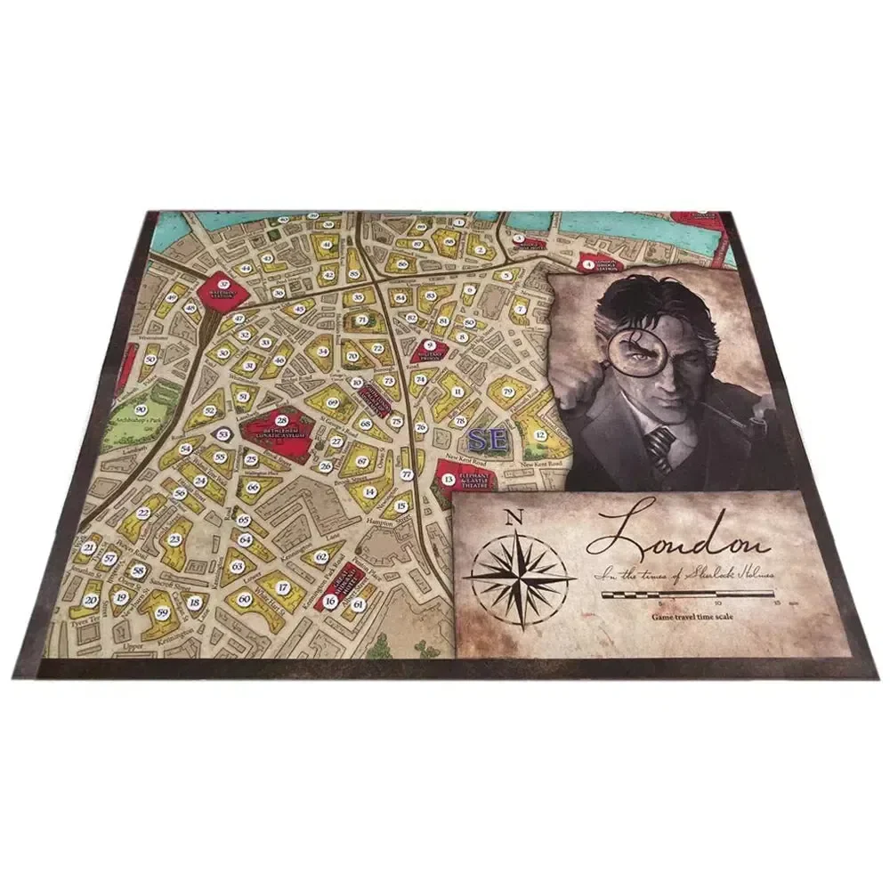 Sherlock Holmes: Jack the Ripper and West End Adventures - Cooperative Mystery Board Game for Family, and Adults (1-8 Players, Ages 12+) - Space Cowboys - Image 6