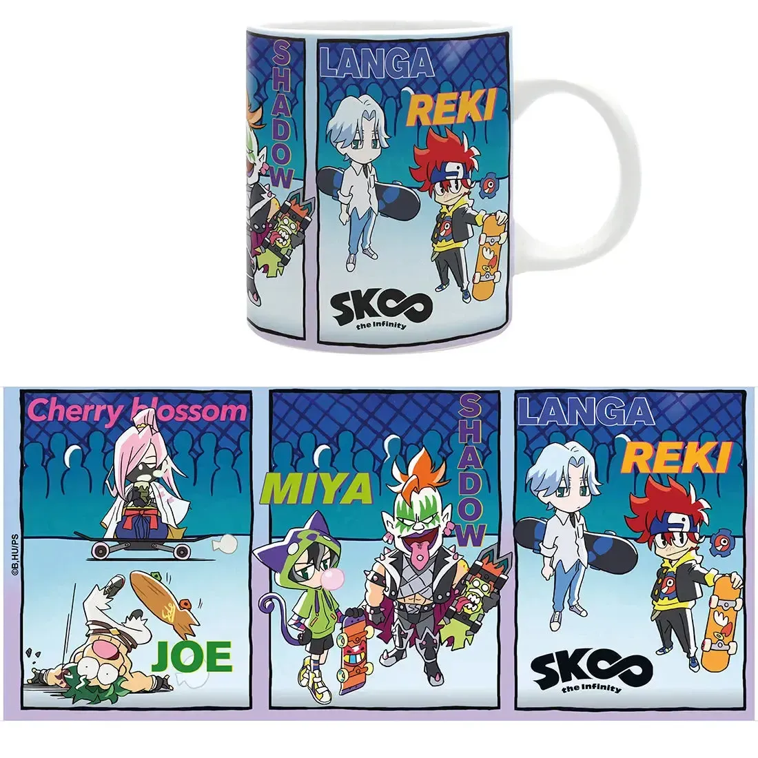 Sk8 The Infinity - Chibi Characters Mug (Ceramic, 11 oz.) - ABYstyle - Image 4