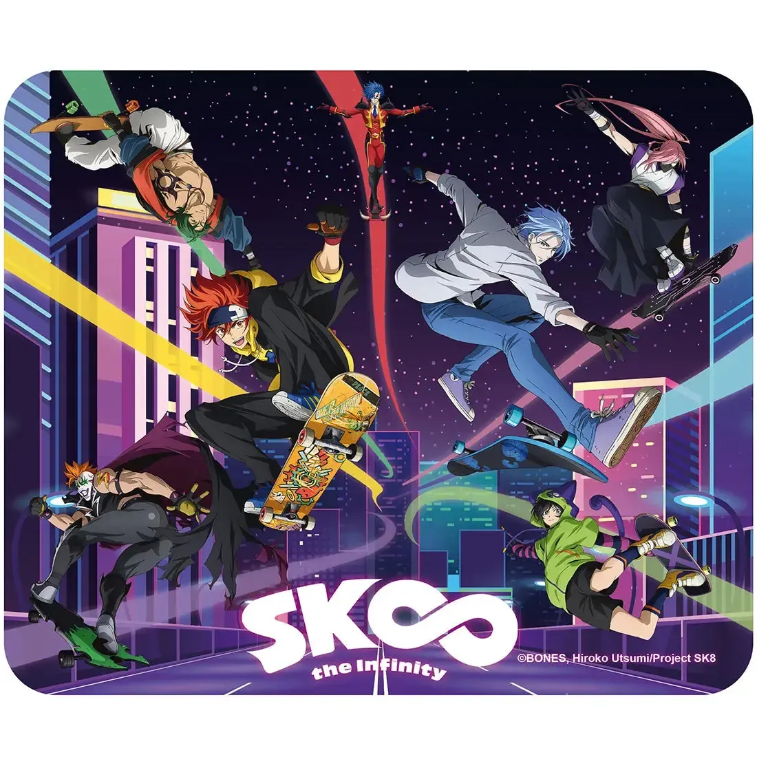 SK8 the Infinity - Neon City Characters Mousepad (9.25"x7.75") - ABYstyle - Image 2