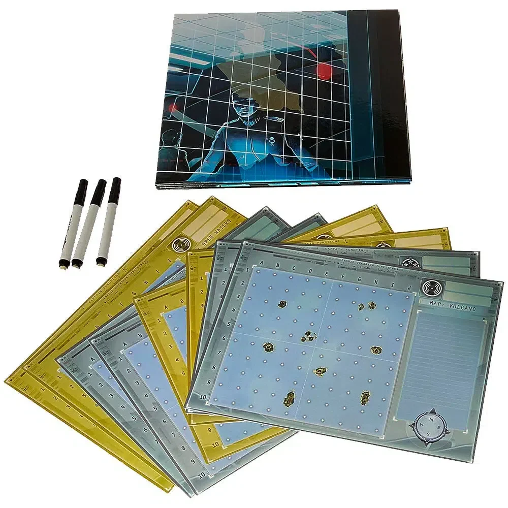 Sonar - Team-Based War Board Game for Family, and Adults (2-4 Players, Ages 8+) - Matagot - Image 2