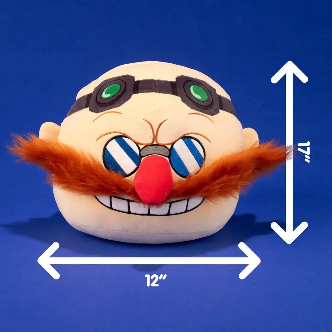 Sonic the Hedgehog - Dr. Eggman Head Plush Pillow (15") - Tomy - Club Mocchi Mocchi Series - Image 7