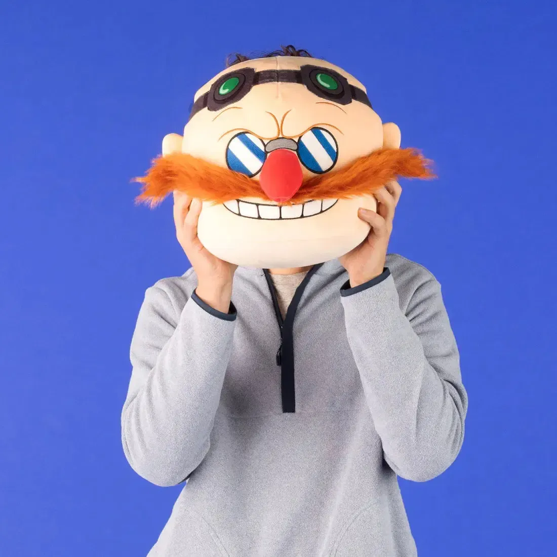 Sonic the Hedgehog - Dr. Eggman Head Plush Pillow (15") - Tomy - Club Mocchi Mocchi Series - Image 8
