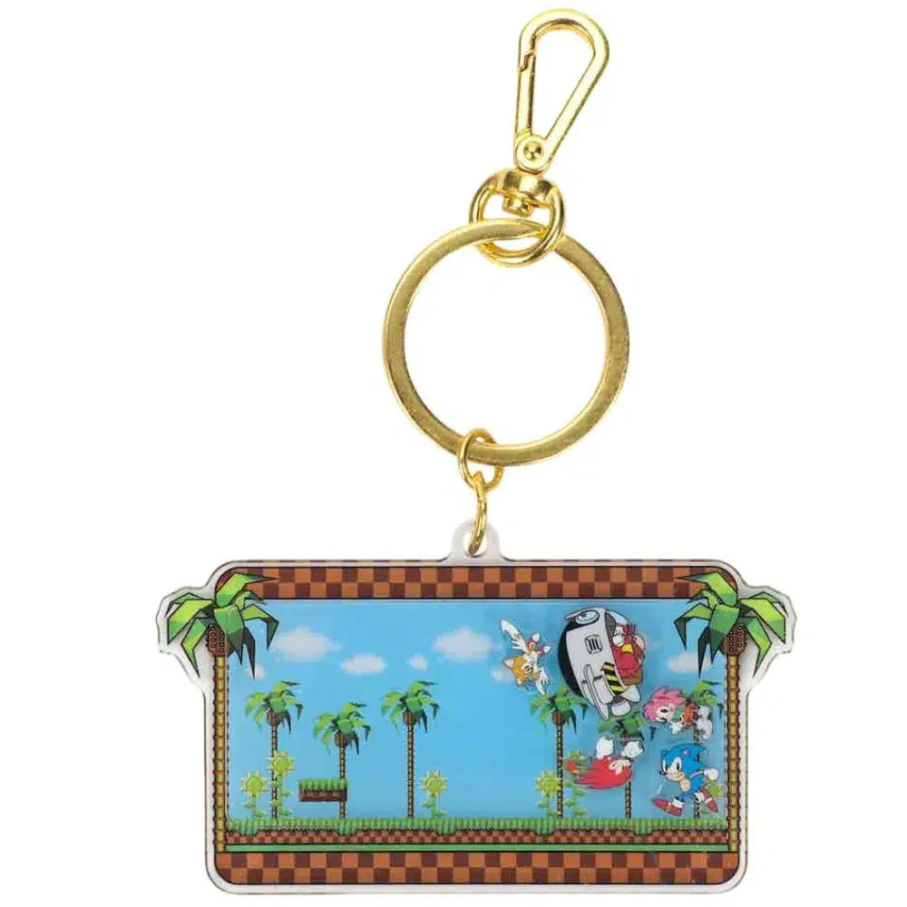 Sonic The Hedgehog - Multiple Characters Shaker Keychain - Bioworld - Image 2