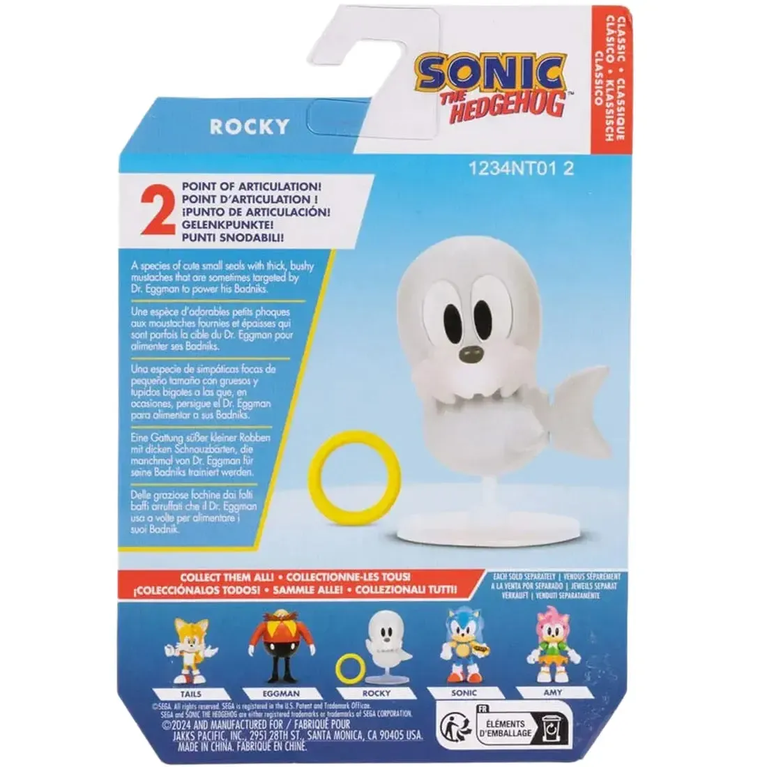 Sonic The Hedgehog - Rocky Action Figure (2.5") - Jakks Pacific - Image 3