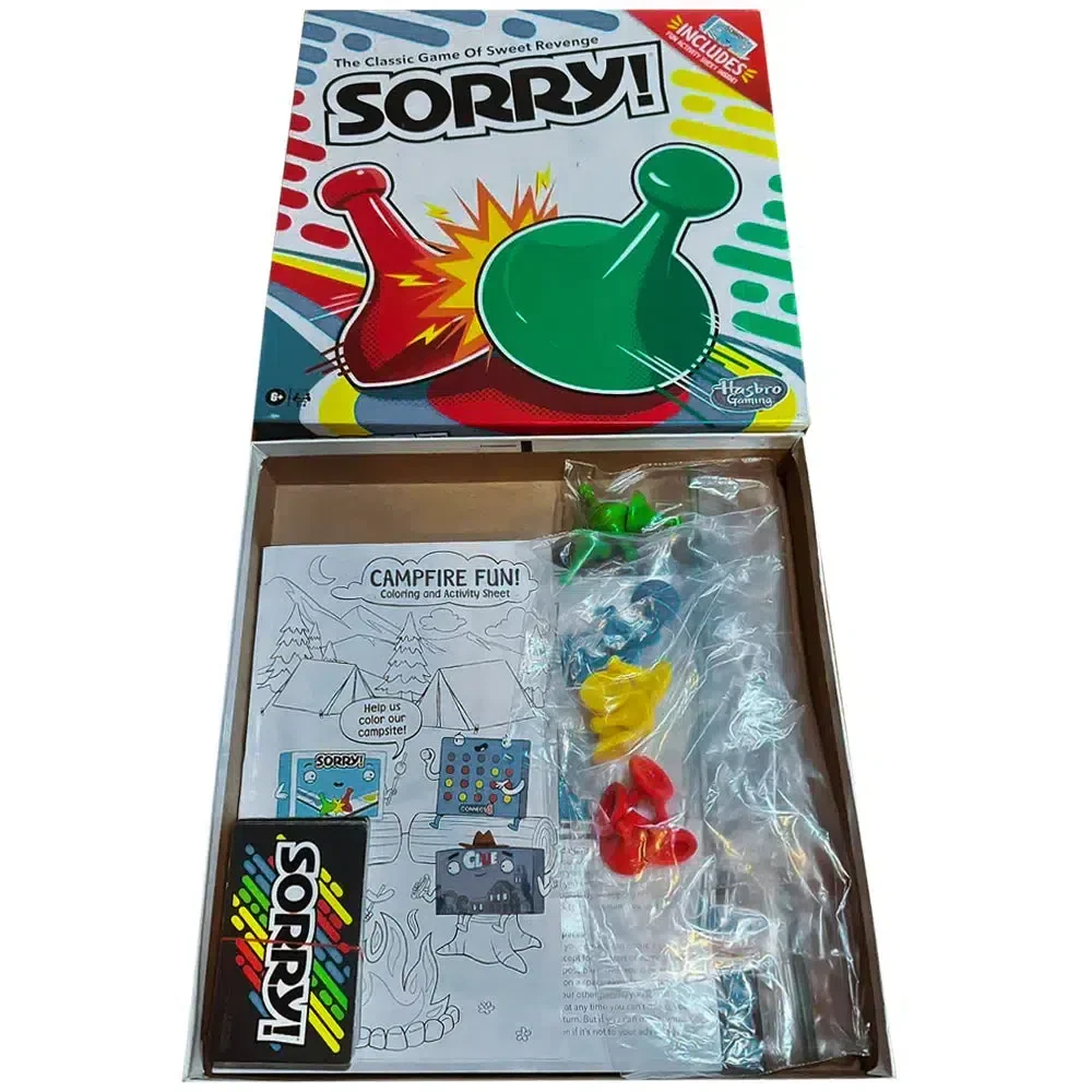 Sorry! - Competitive Racing Board Game for Family, and Children (2-4 Players, Ages 6+) - Hasbro Gaming - Image 2