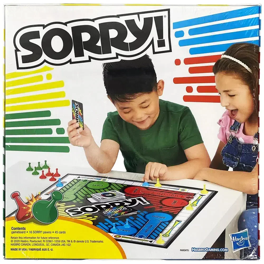 Sorry! - Competitive Racing Board Game for Family, and Children (2-4 Players, Ages 6+) - Hasbro Gaming - Image 3