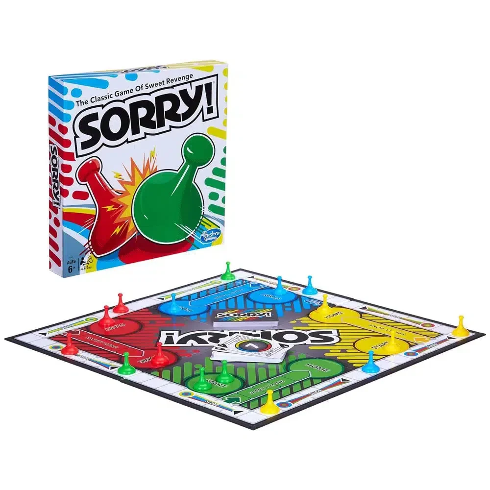 Sorry! - Competitive Racing Board Game for Family, and Children (2-4 Players, Ages 6+) - Hasbro Gaming - Image 4
