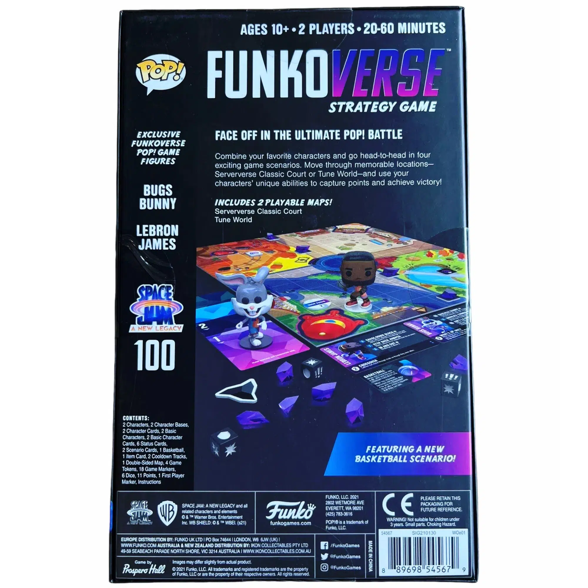Space Jam: A New Legacy - Funkoverse 100 Stratgey Board Game - Funko Games - POP! Series - Image 3