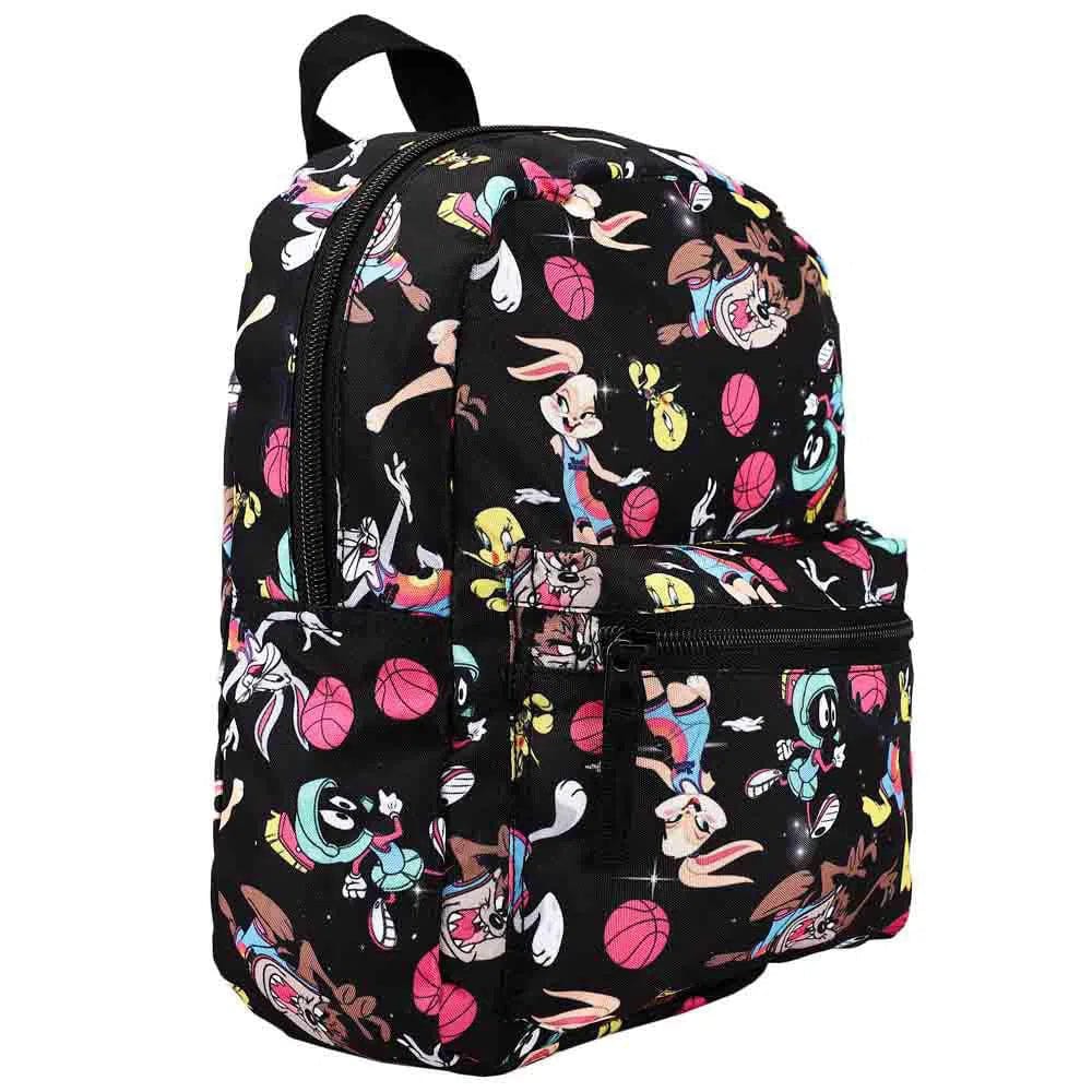 Space Jam: A New Legacy - Looney Tunes Characters & Basketballs Mini Backpack (All Over Print) - Bioworld - Image 4