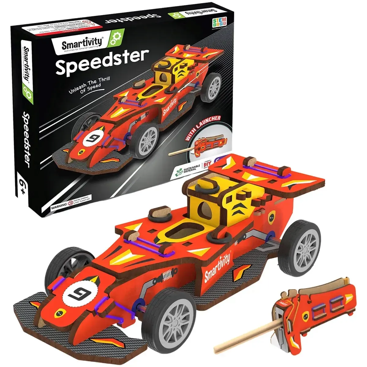 Speedster with Launcher - STEM Toy Building Set - Smartivity