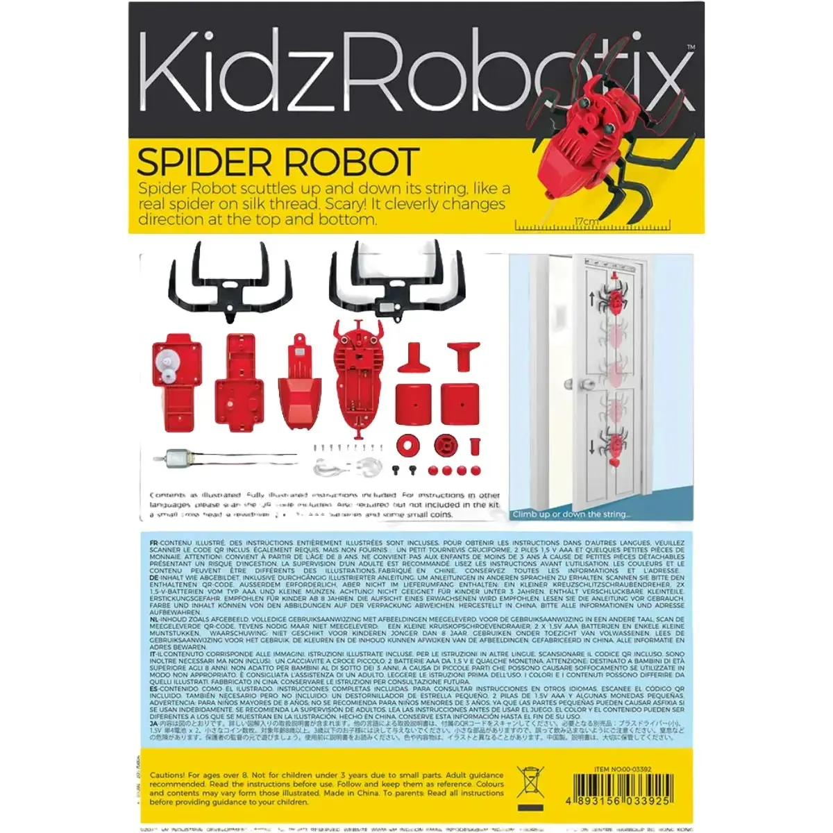 Spider Robot - Educational Toy Building Set - 4M - STEAM Powered Kids Series, Kidz Robotix Series - Image 3