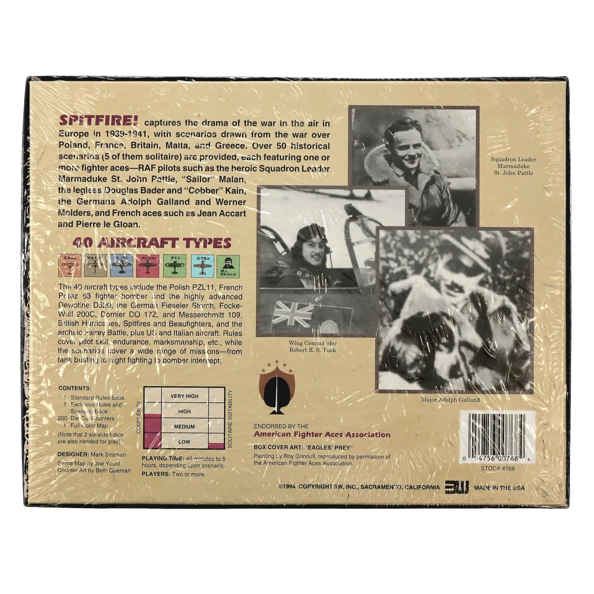 Spitfire! - Board Game - 3W (World Wide Wargames) - Image 9
