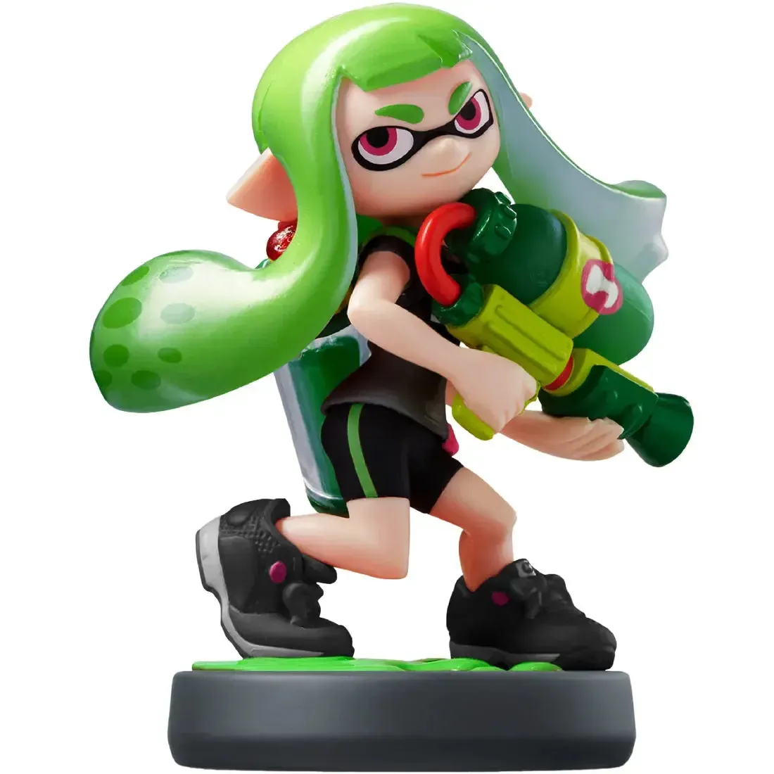 Splatoon - Lime Green Inkling Girl Figure - Nintendo - Amiibo Series - Image 2