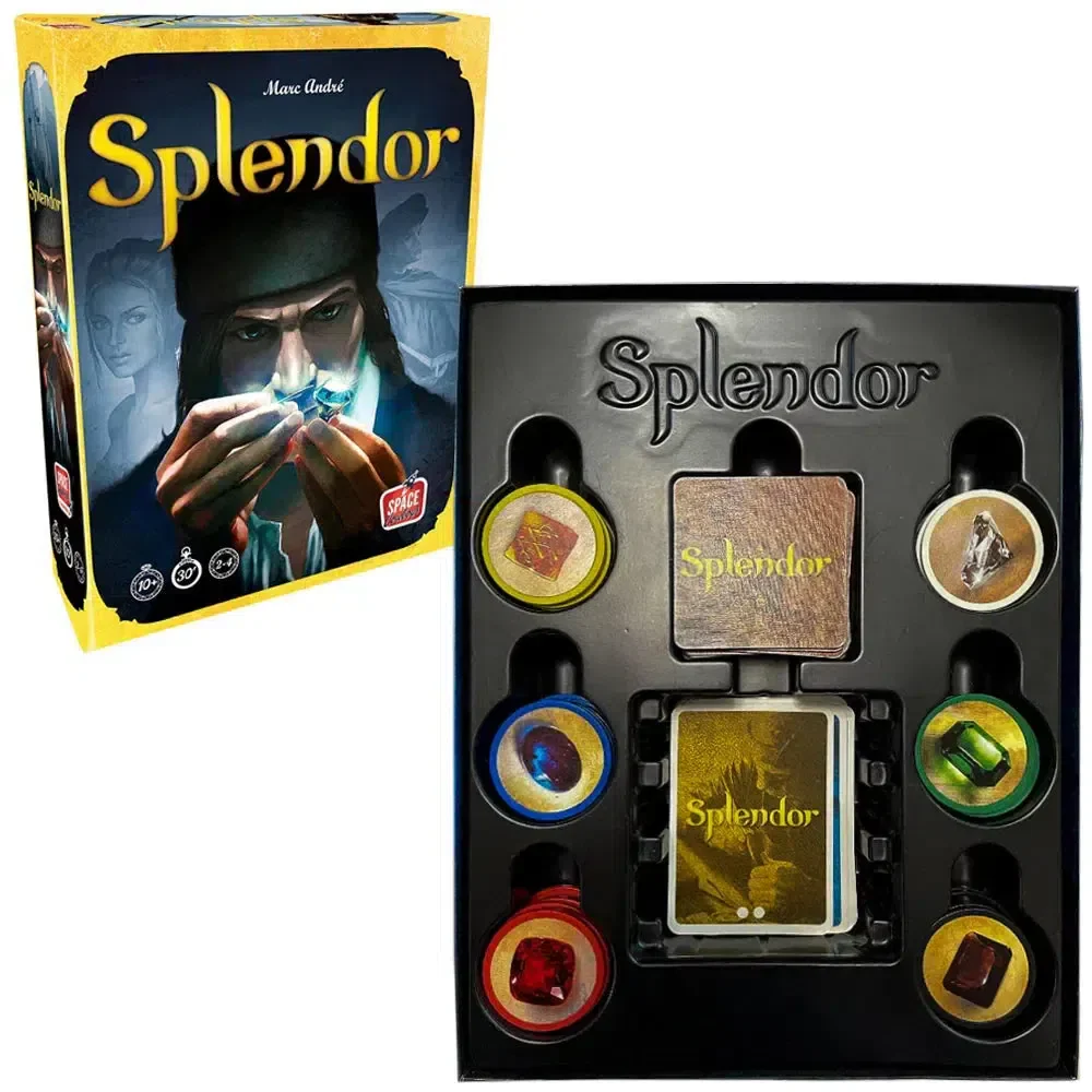 Splendor - Economic Renaissance Board Game for Family, and Adults (2-4 Players, Ages 10+) - Space Cowboys - Image 2