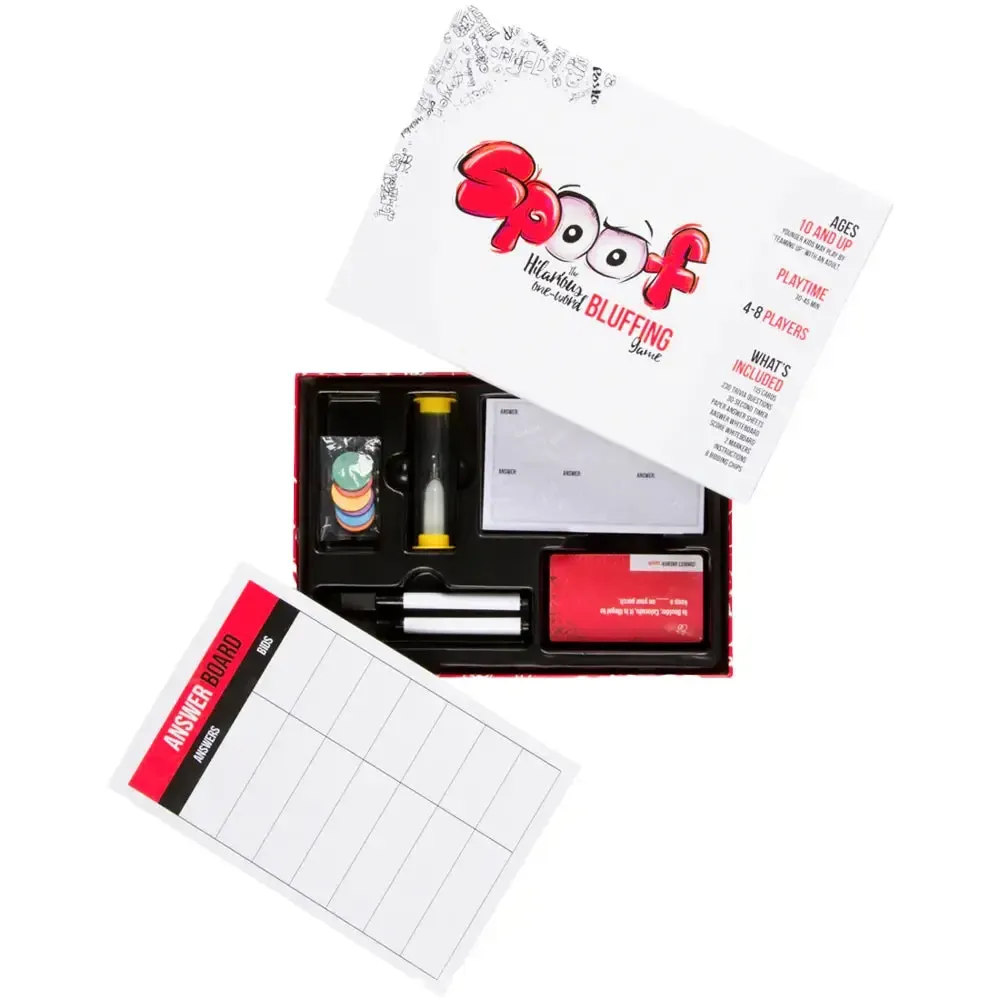 Spoof - Bluffing Trivia Card Game for Family and Adults (4-8 Players, Age 10+) - Inspiration Play! - Image 4