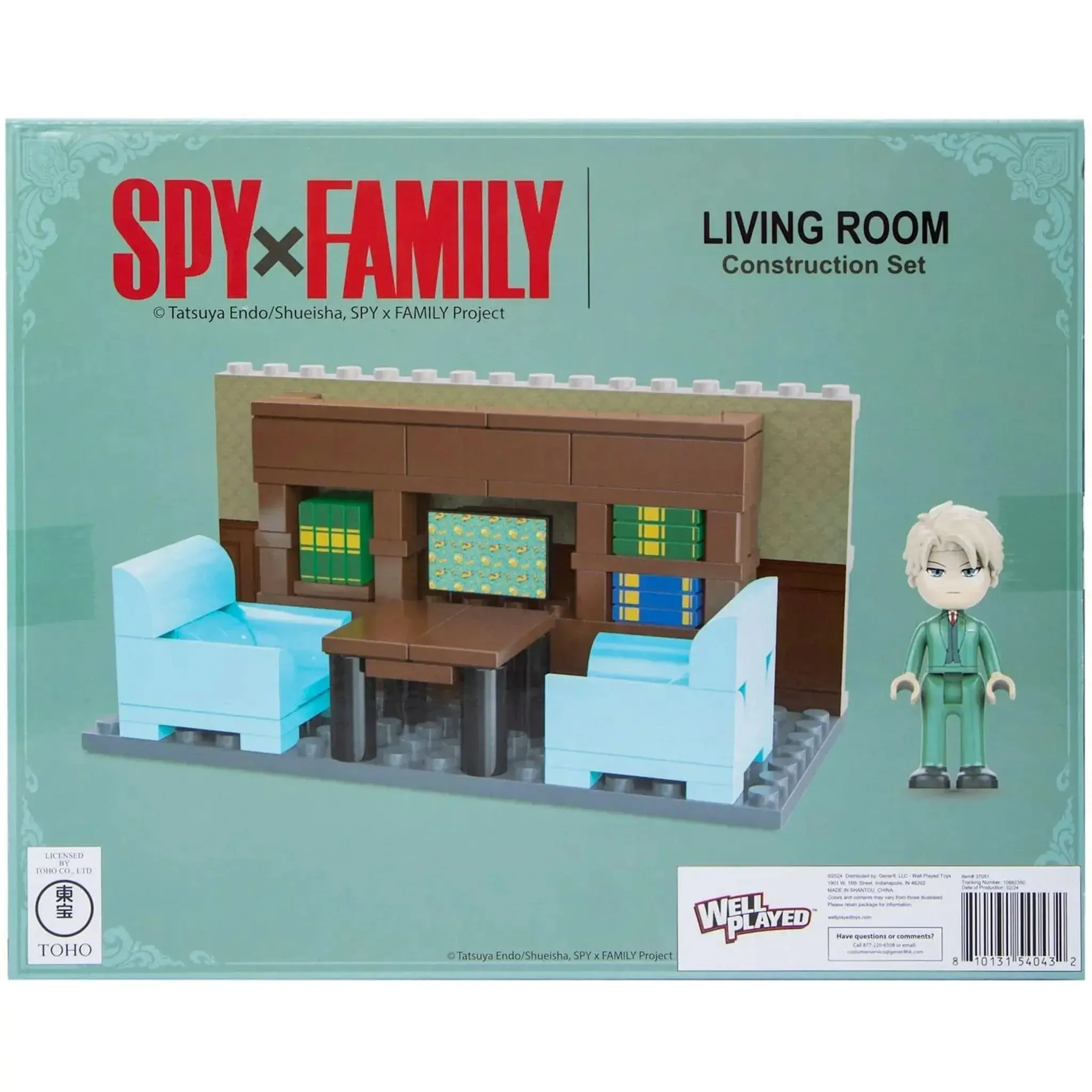 Spy x Family - Living Room Construction Set (98 Pieces) - Well Played - Snap & Switch Series - (2024) - Image 3