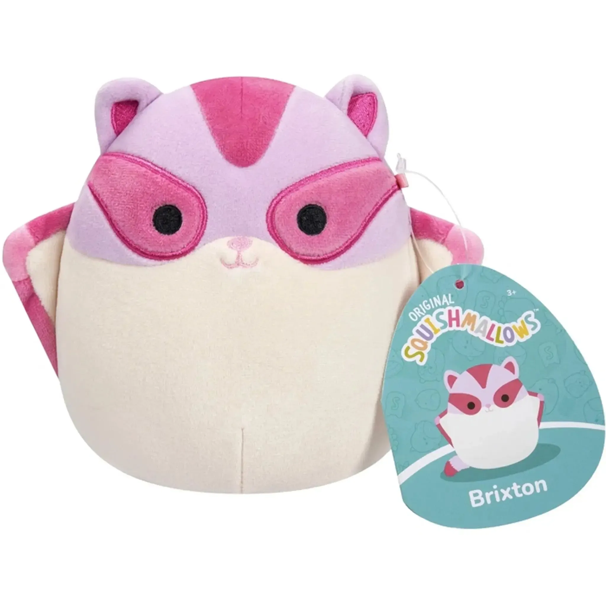 Squishmallows - Brixton the Pink Sugar Glider Plush (5") - Jazwares - (2022) - Image 3
