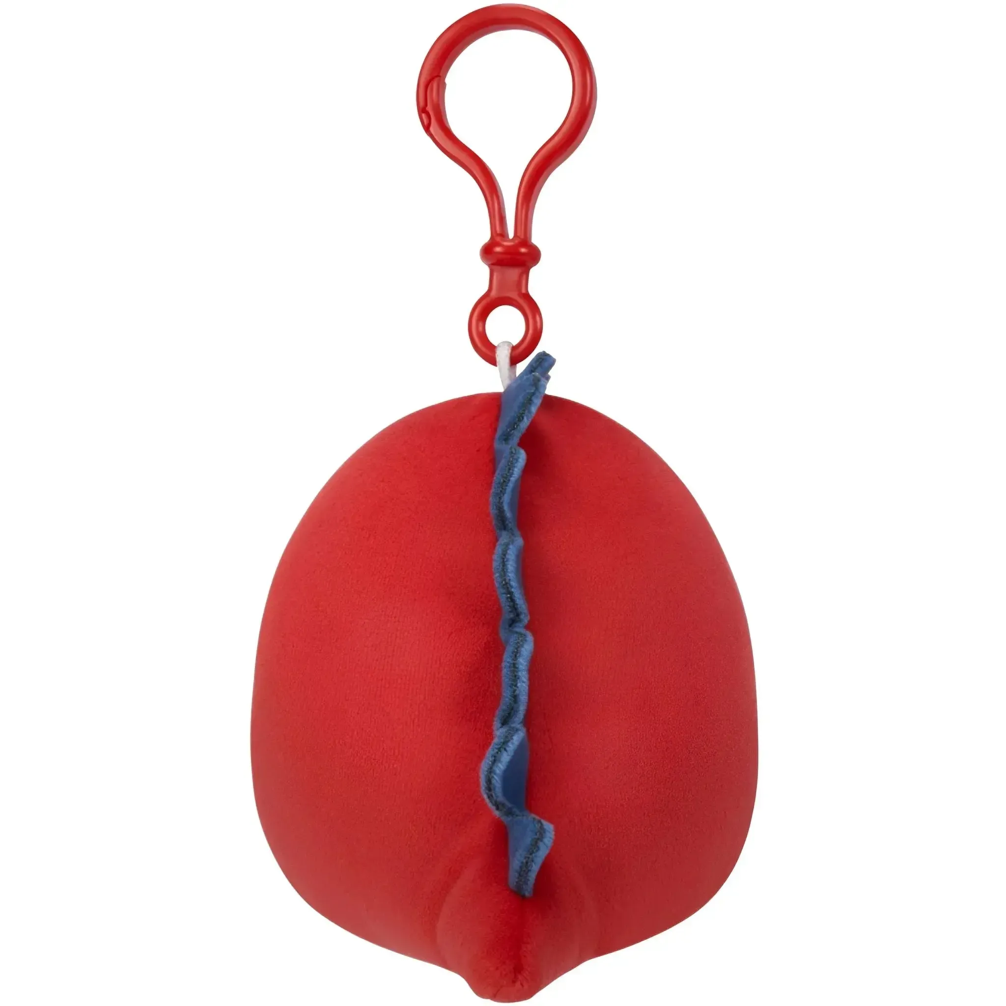 Squishmallows - Dolan the Red Dinosaur Mini Plush Clip-On Keychain (3.5") - Jazwares - (2024) - Image 2