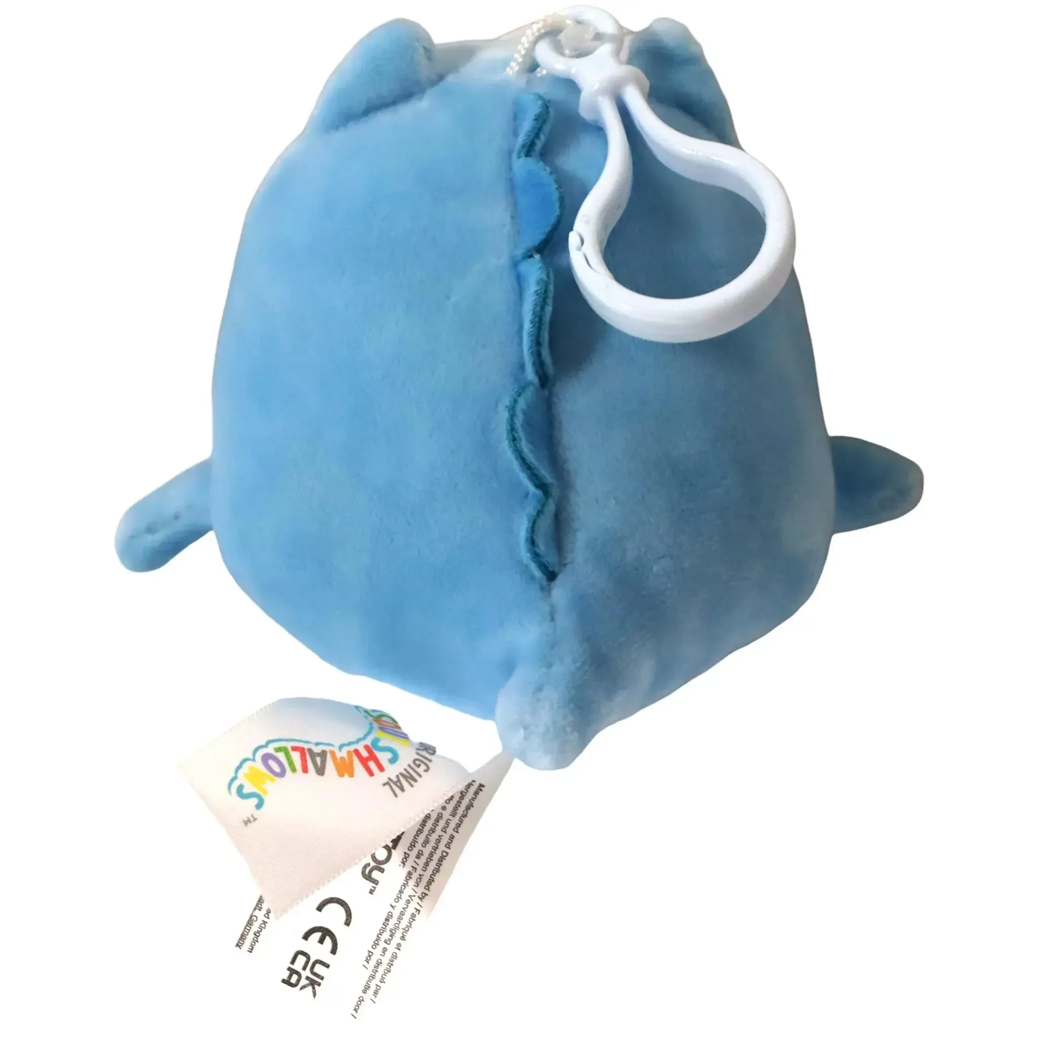 Squishmallows - Lune the Blue Loch Ness Monster Mini Plush Clip-On Keychain (3.5") - Jazwares - (2023) - Image 2