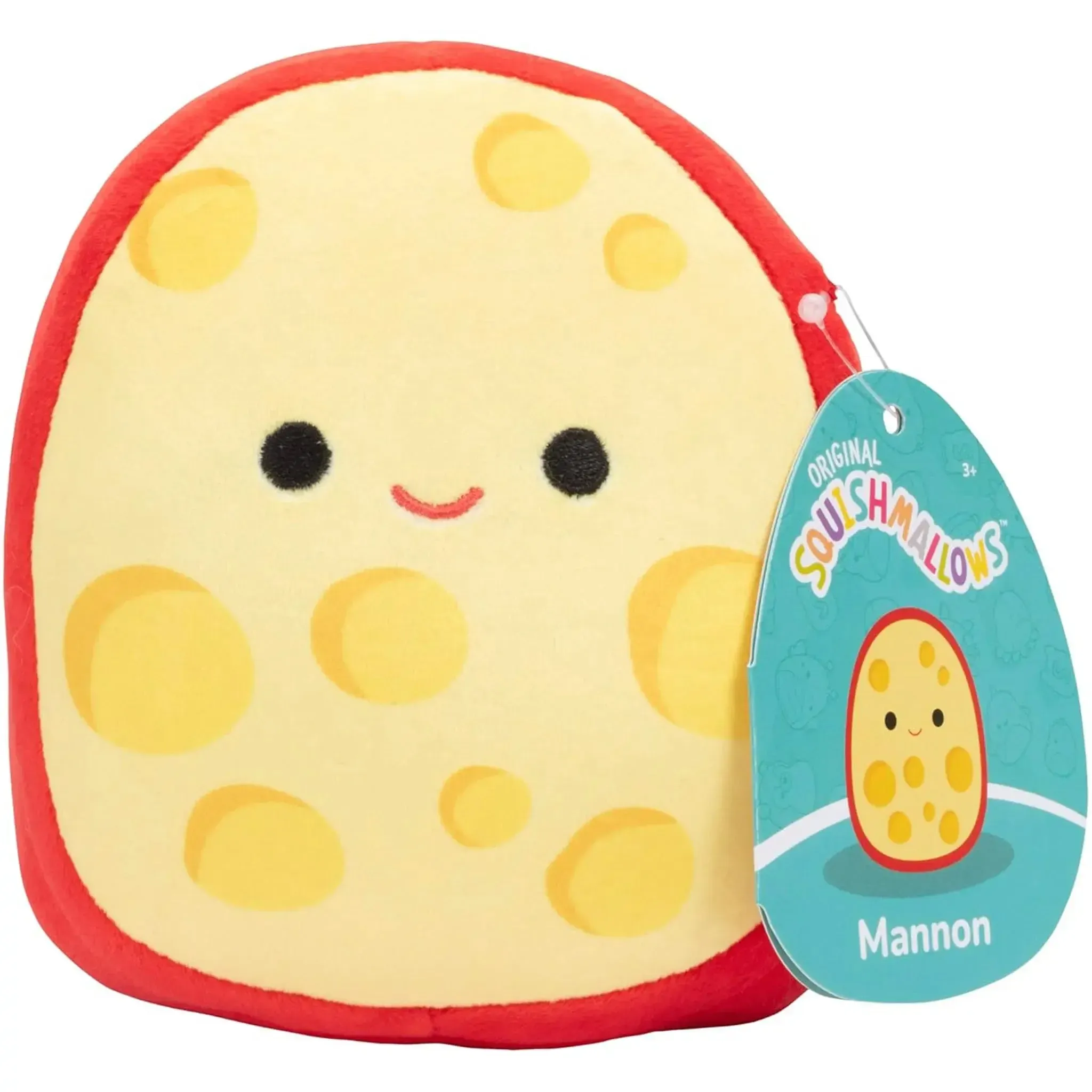 Squishmallows - Mannon the Cheese Plush (5") - Jazwares - (2022)