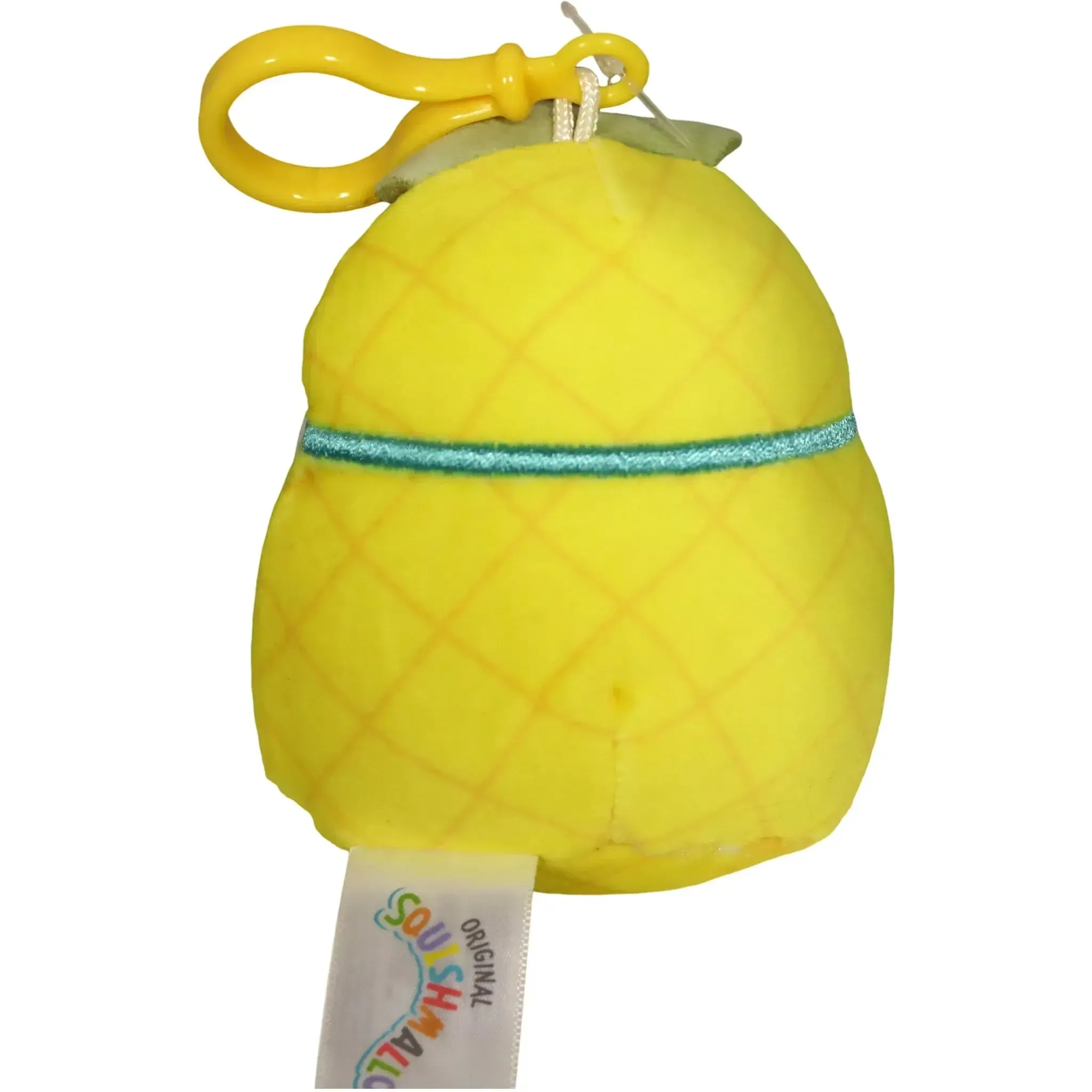 Squishmallows - Maui the Pineapple Mini Plush Clip-On Keychain (3.5") - Jazwares - (2022) - Image 2