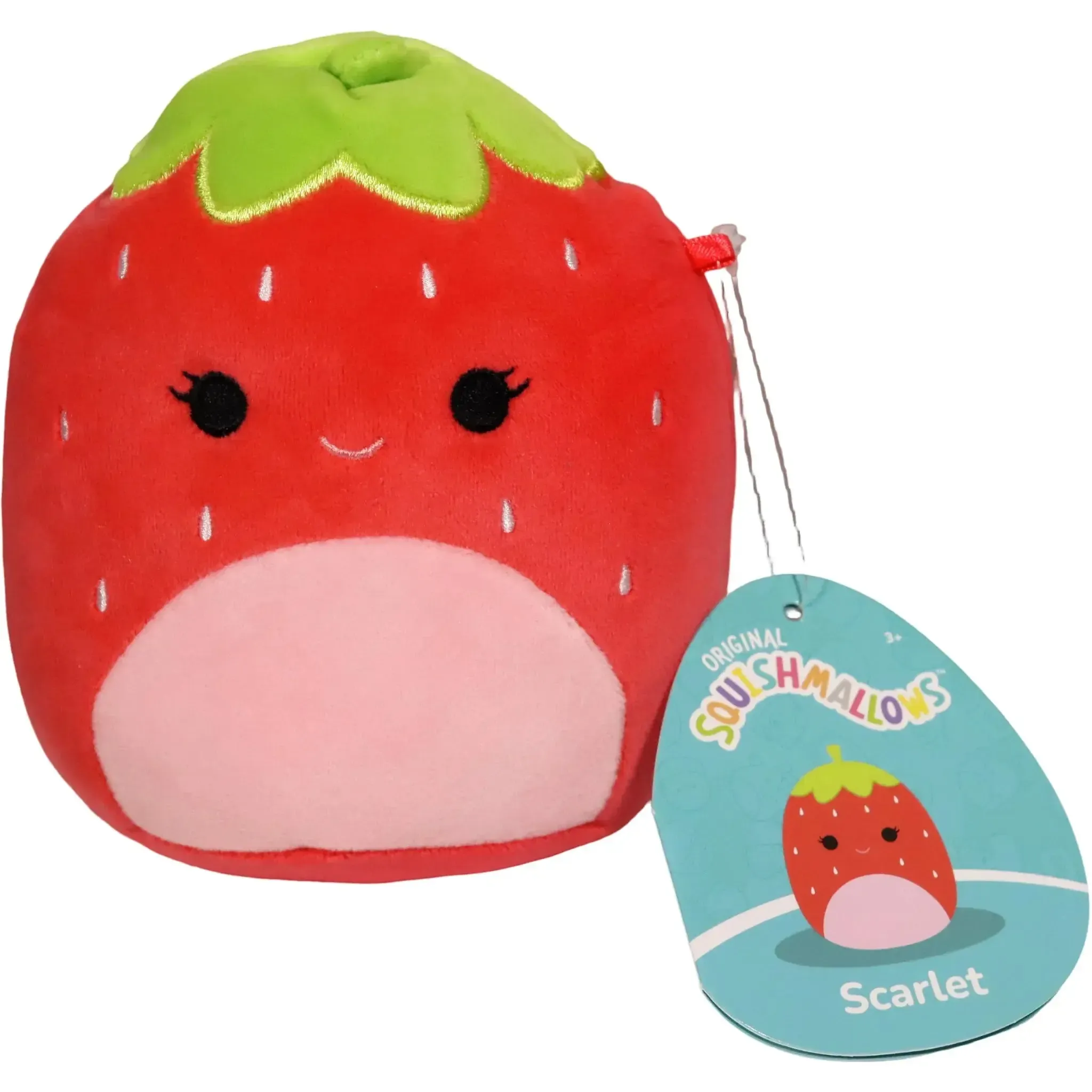 Squishmallows - Scarlet the Strawberry Plush (5") - Jazwares - (2019) - Image 3