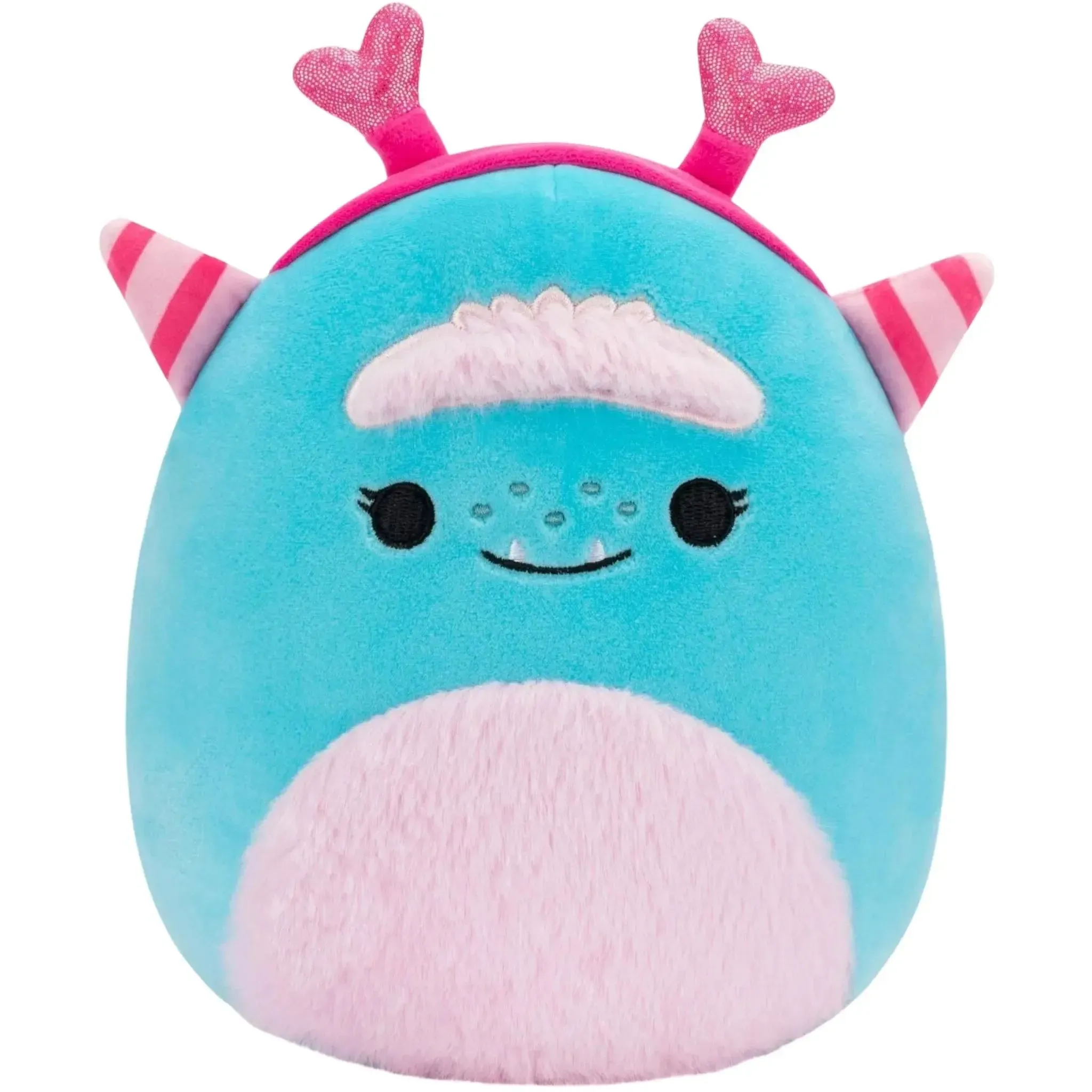 Squishmallows - Valentine’s Edition Alijoon the Blue Yeti with Heart Headband Plush (12") - Jazwares - (2024) - Image 4