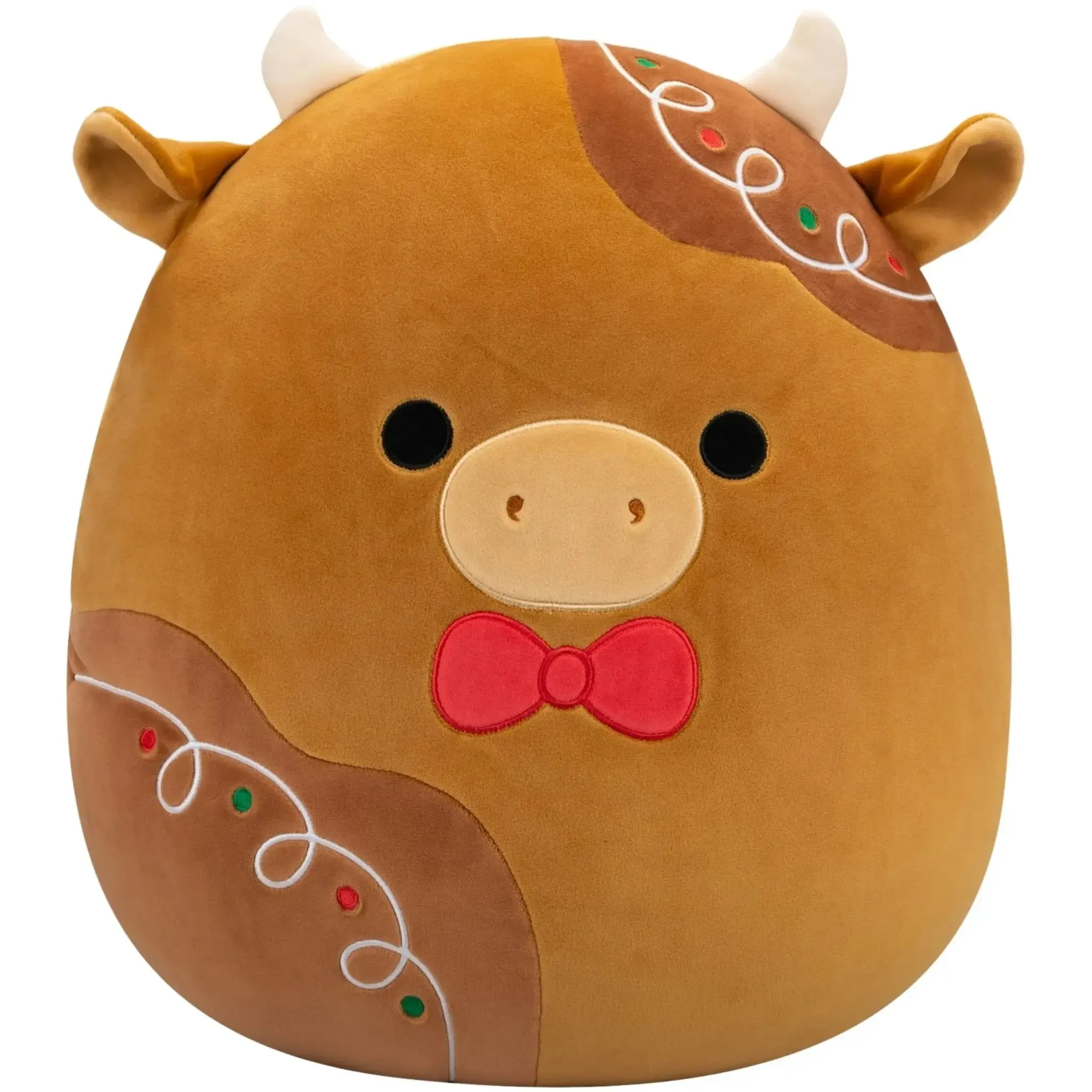 Squishmallows - Winter Edition Jericho the Gingerbread Cow Plush (12") - Jazwares - (2024)