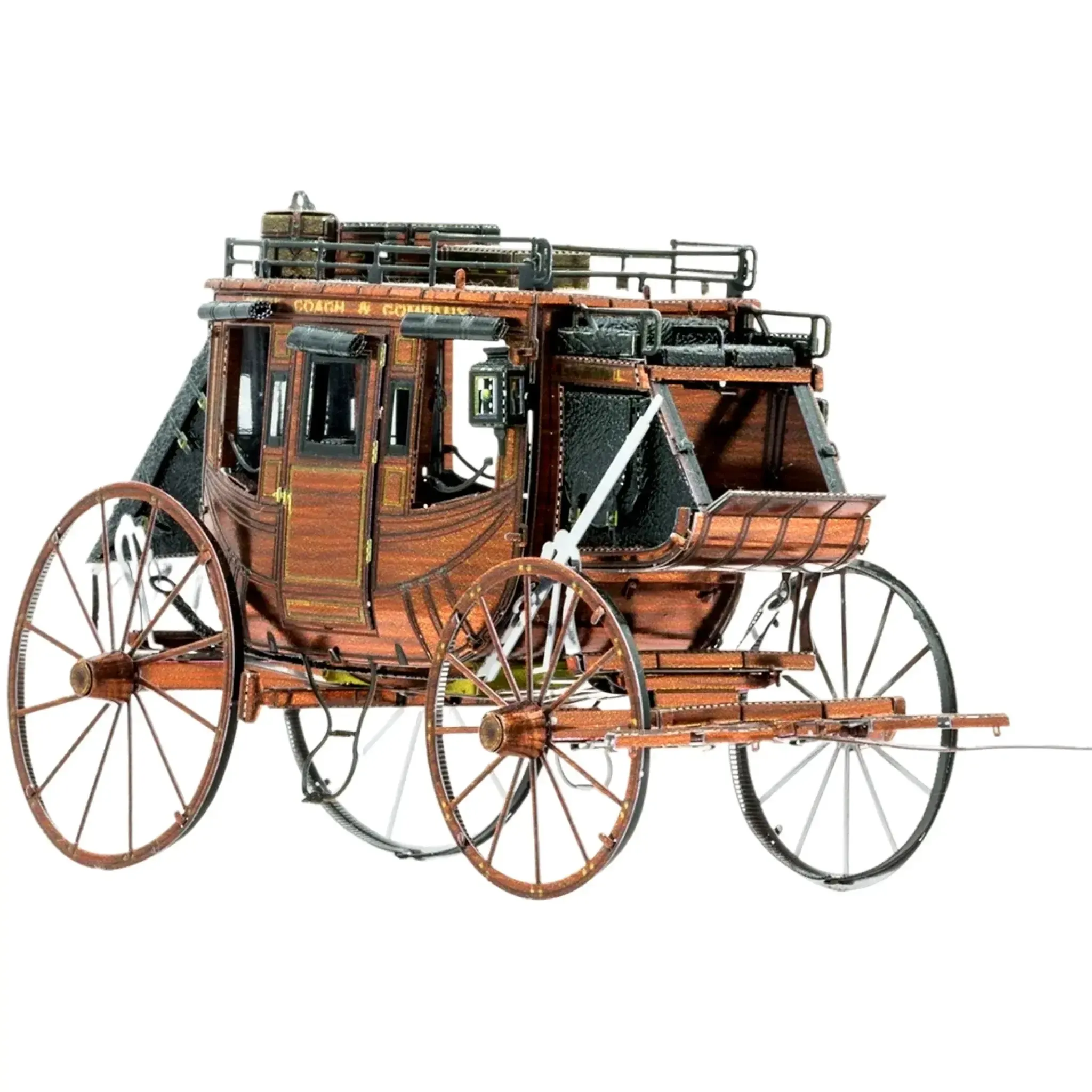 Stagecoach Model Kit (Steel, Moderate Difficulty) - Fascinations - Metal Earth Series - (2022) - Image 5